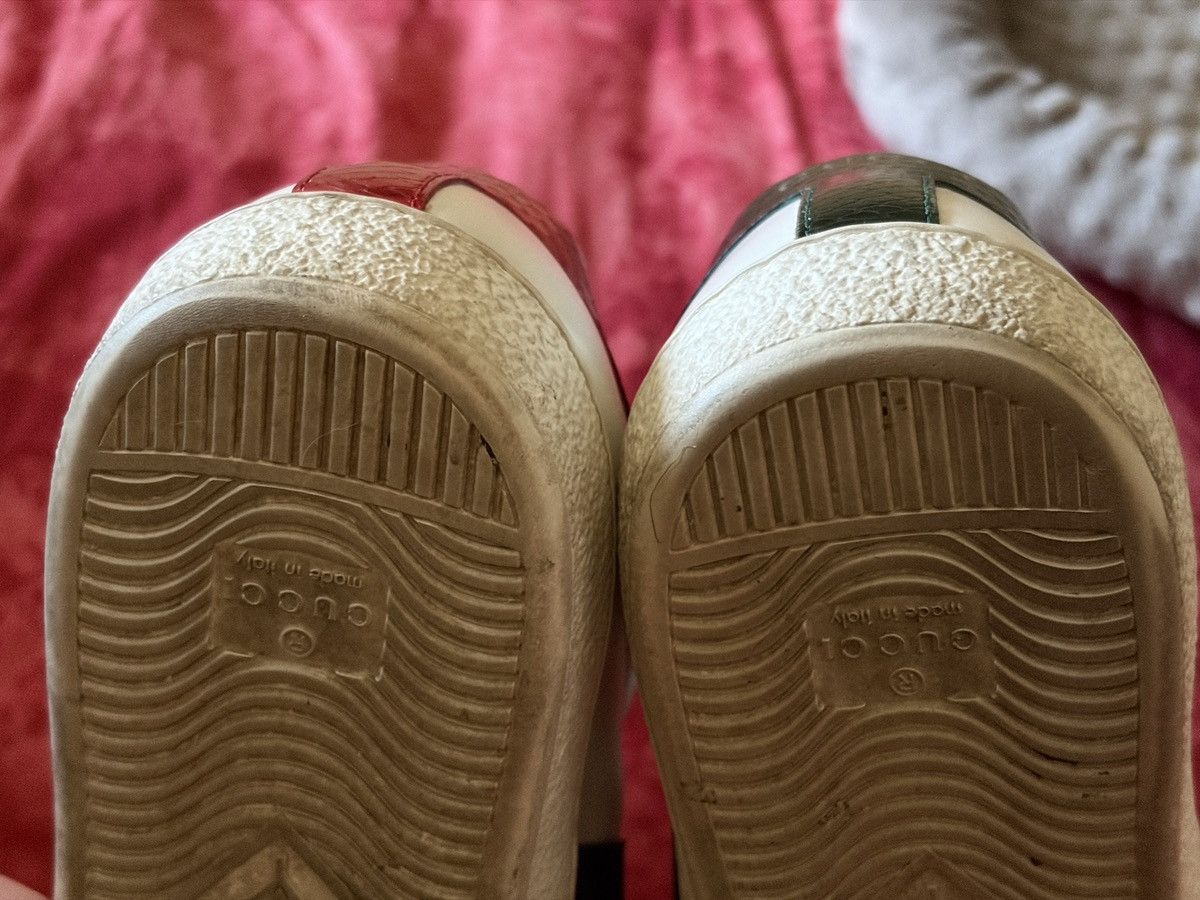 Gucci Gucci Ace Bee Embroidery Sneakers White Size US 7.5 / EU 40-41 - 5 Thumbnail