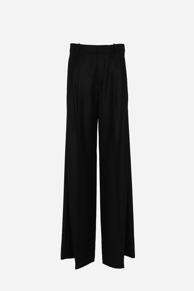 Saint Laurent Paris o1b1hav111125 791462 Pantalon Taille in Noir Size 26" / US 2 / IT 38 - 1 Thumbnail