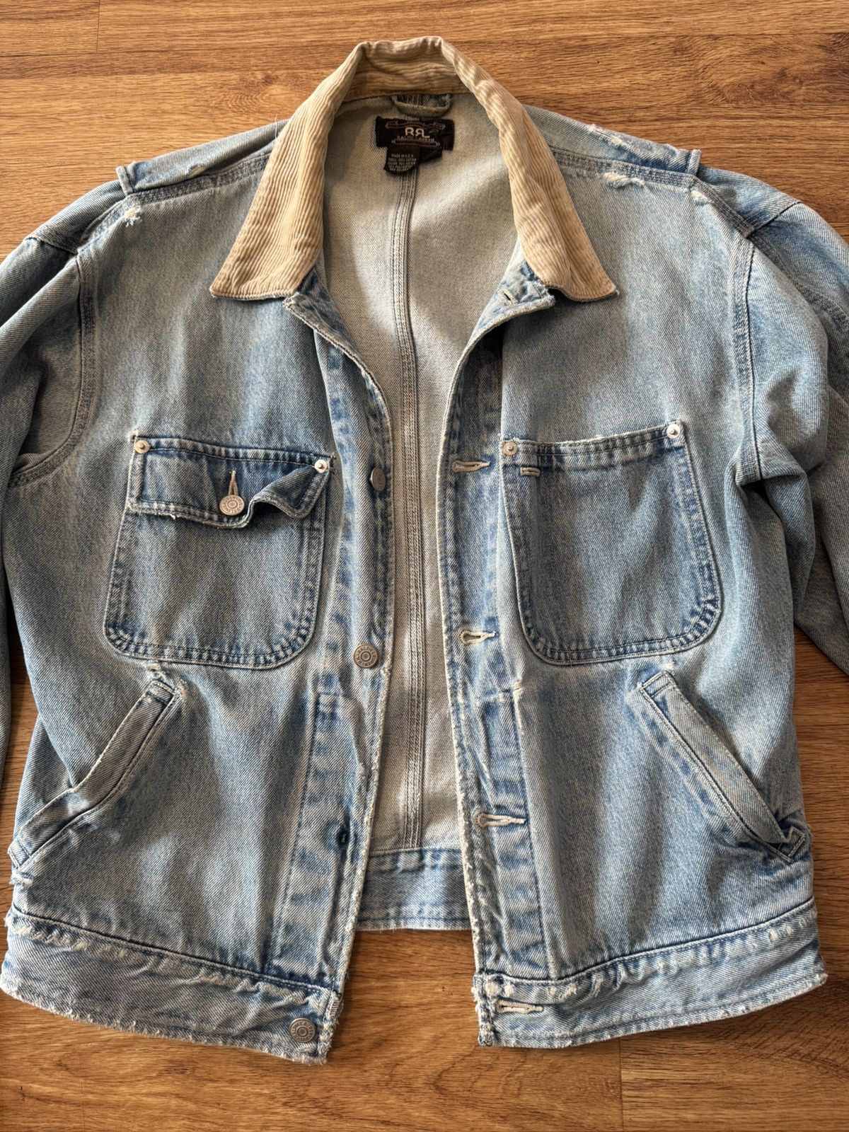 RRL Ralph Lauren RRL Ralph Lauren 90s Denim Trucker Jacket Size US S / EU 44-46 / 1 - 3 Thumbnail