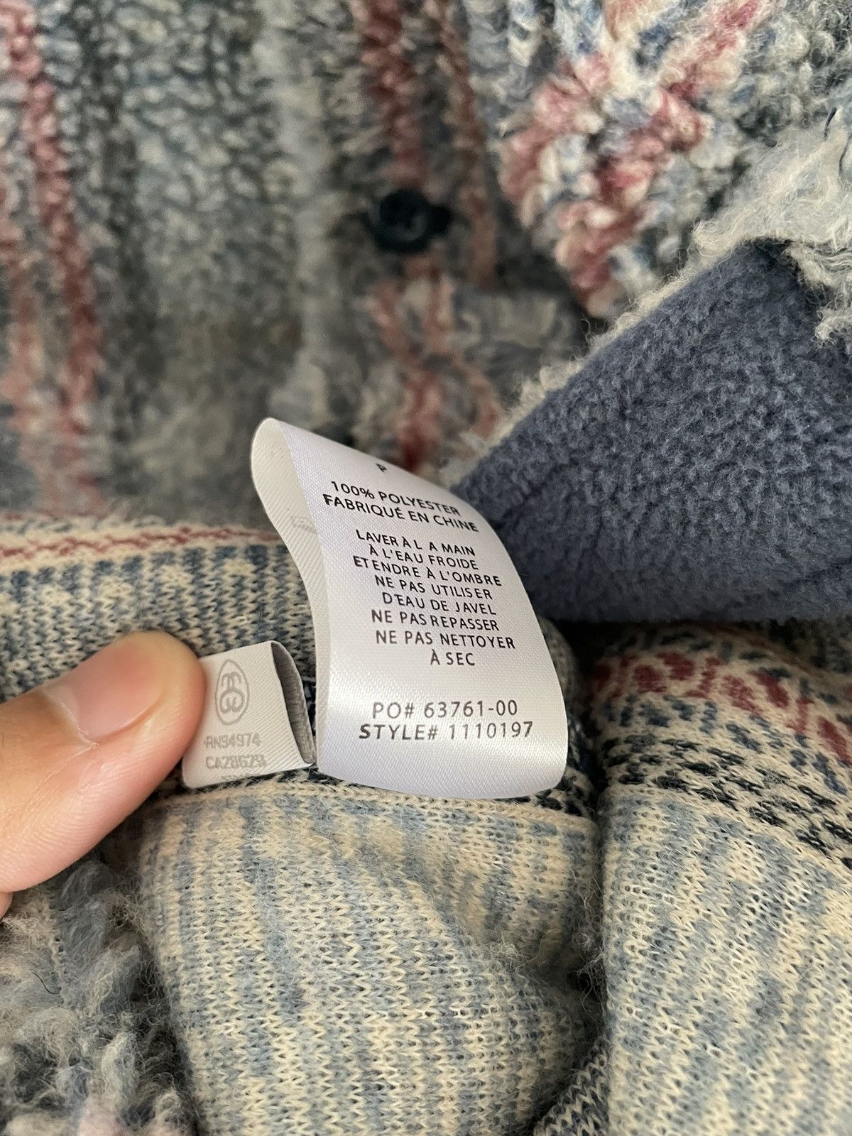 Stussy Fall ‘21 Stripe Sherpa Button-Up Shirt Size US S / EU 44-46 / 1 - 7 Thumbnail