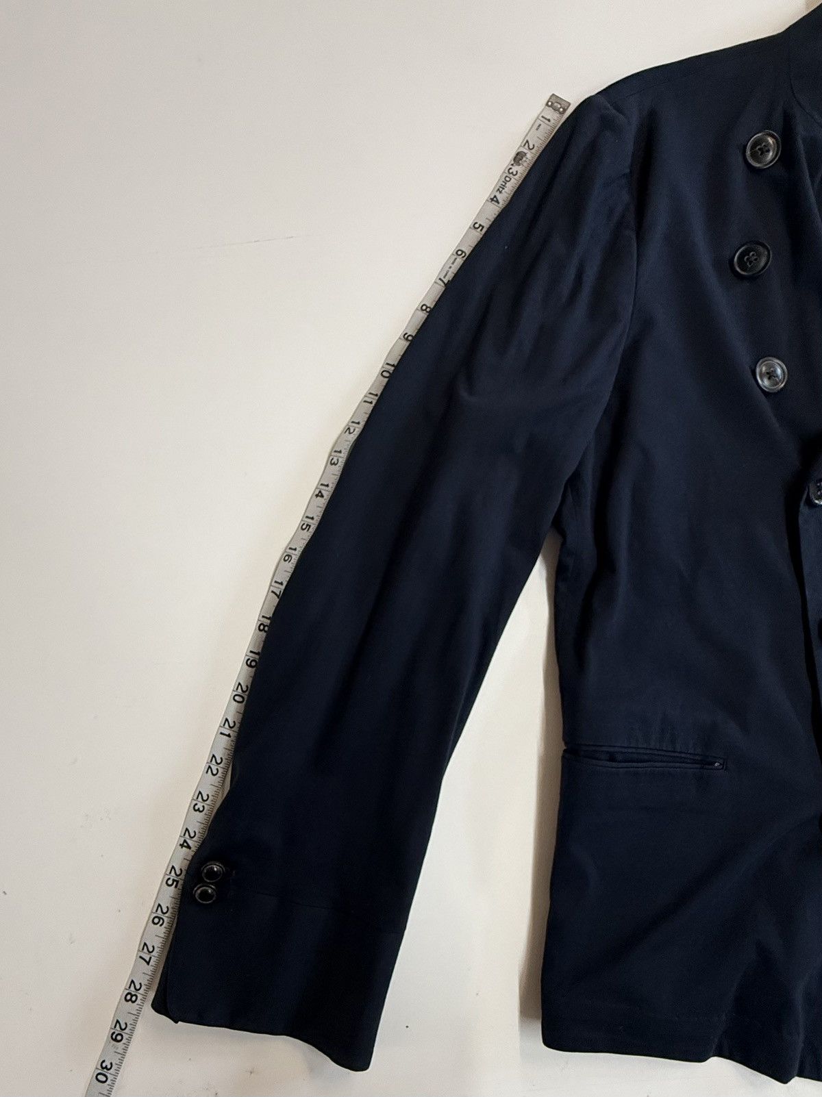 Paul Smith Paul Smith Mainline Navy Double-Breasted cropped Peacoat-XL Size US XL / EU 56 / 4 - 17 Thumbnail