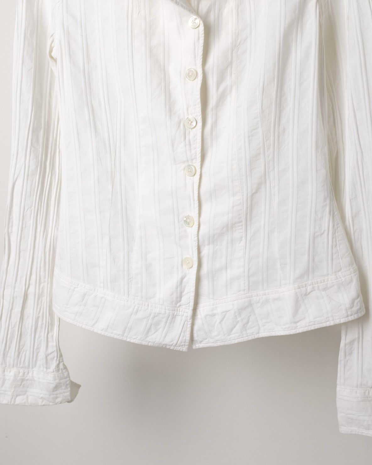 Ann Demeulemeester ANN DEMEULEMEESTER ASYMMETRICAL SHIRT Size XS / US 0-2 / IT 36-38 - 3 Thumbnail