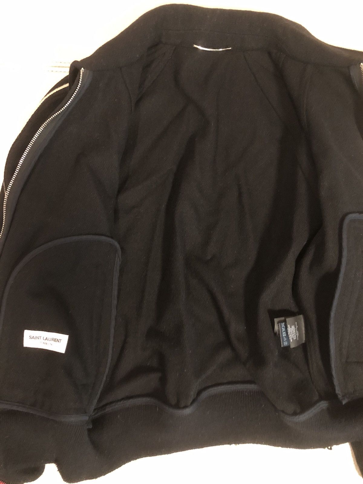 Saint Laurent Paris Saint Laurent wool distressed teddy bomber jacket hedi Size US S / EU 44-46 / 1 - 8 Thumbnail