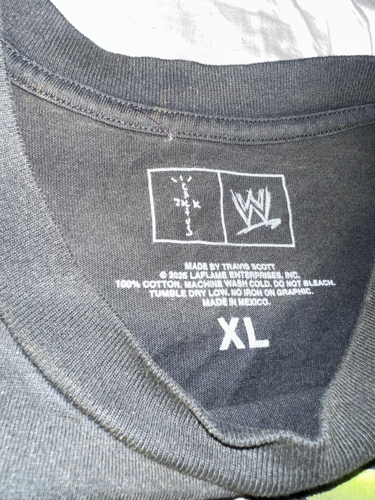 Travis Scott × WWE Travis Scott x WWE TWO WORDS DX TEE Size US XL / EU 56 / 4 - 3 Thumbnail