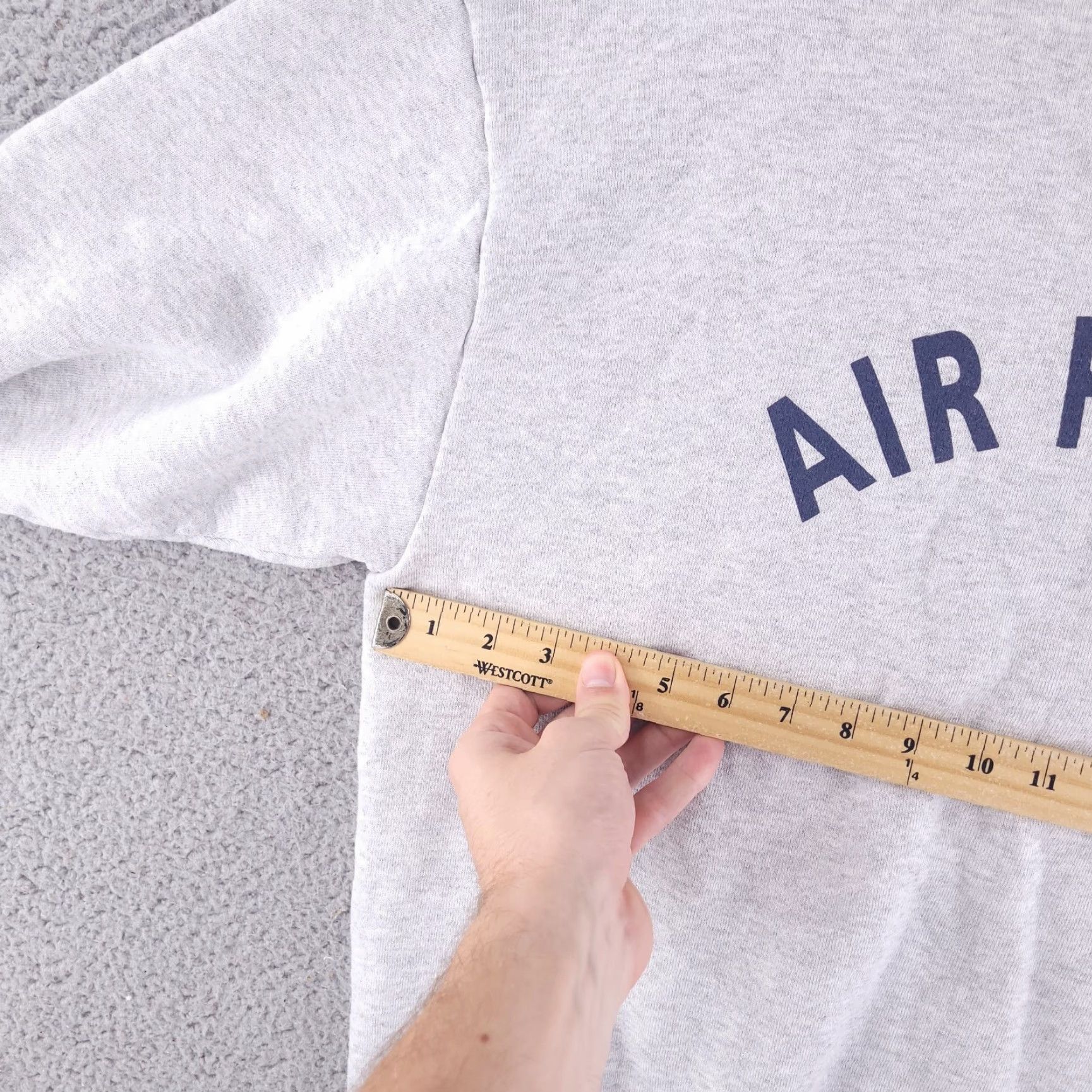 Vintage CAC Sweatshirt Mens Medium Gray Air Force Pullover Crewneck Size US M / EU 48-50 / 2 - 4 Thumbnail