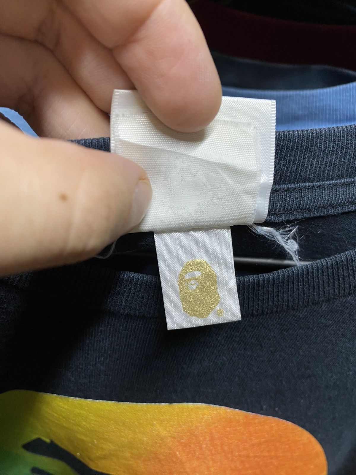 Bape Rainbow Big Ape Head Tee Size US M / EU 48-50 / 2 - 8 Thumbnail