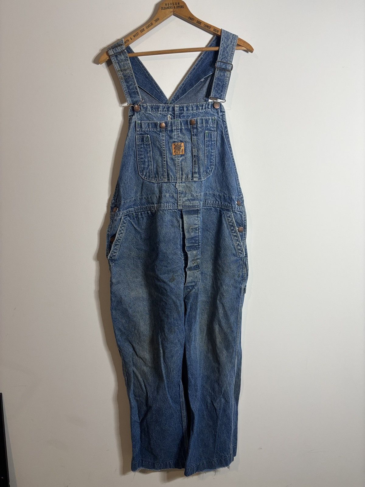 Wrangler Vtg Big Ben Wrangler Overalls Denim Workwear Distressed 38 Size US 38 / EU 54 - 1 Thumbnail
