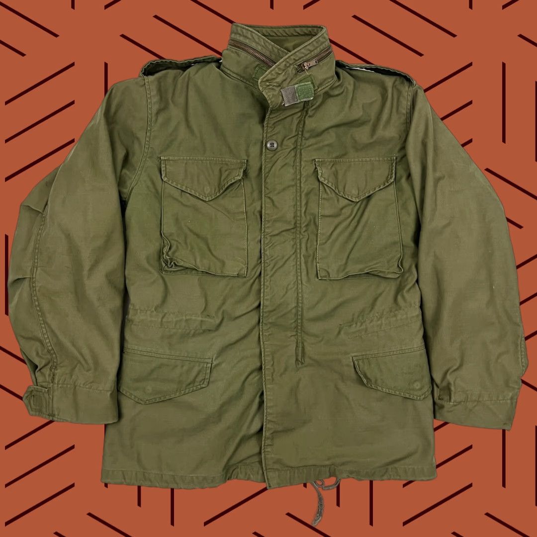 Alpha Industries VTG Alpha Industries OG-107 Cold Weather Jacket Mens M Olive Green Military Coat Jacket Size US M / EU 48-50 / 2 - 1 Thumbnail
