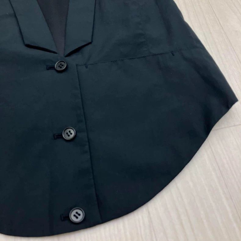 Helmut Lang HELMUT LANG Black V-neck suit collar sleeveless vest Size S / US 4 / IT 40 - 3 Thumbnail