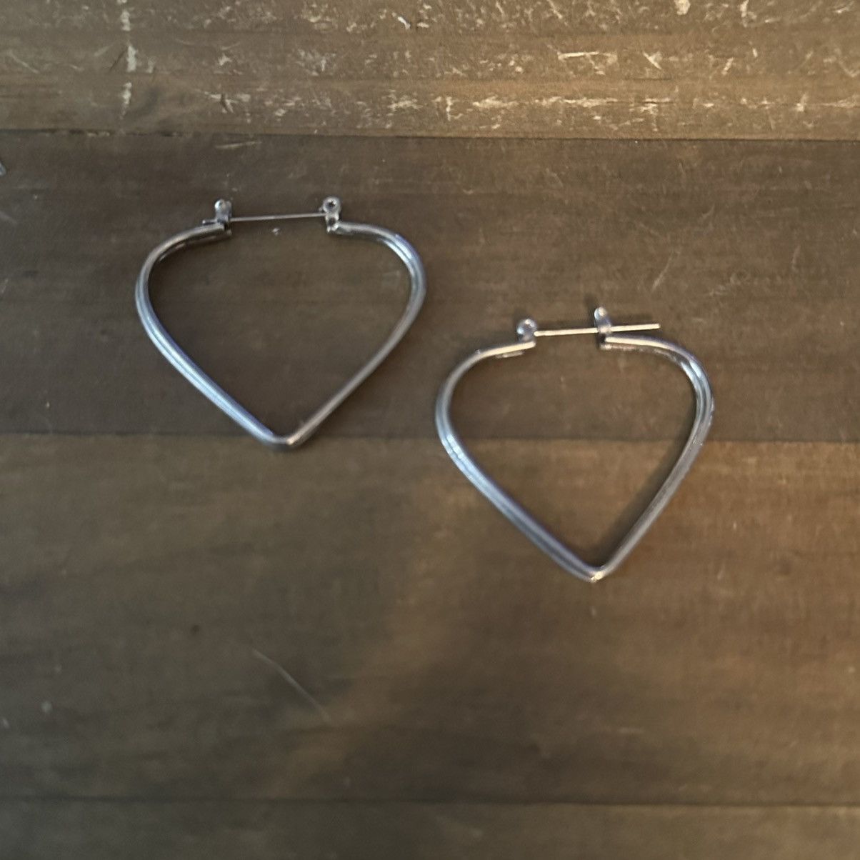 Other Sterling silver triangle hoop earrings Size ONE SIZE - 6 Thumbnail