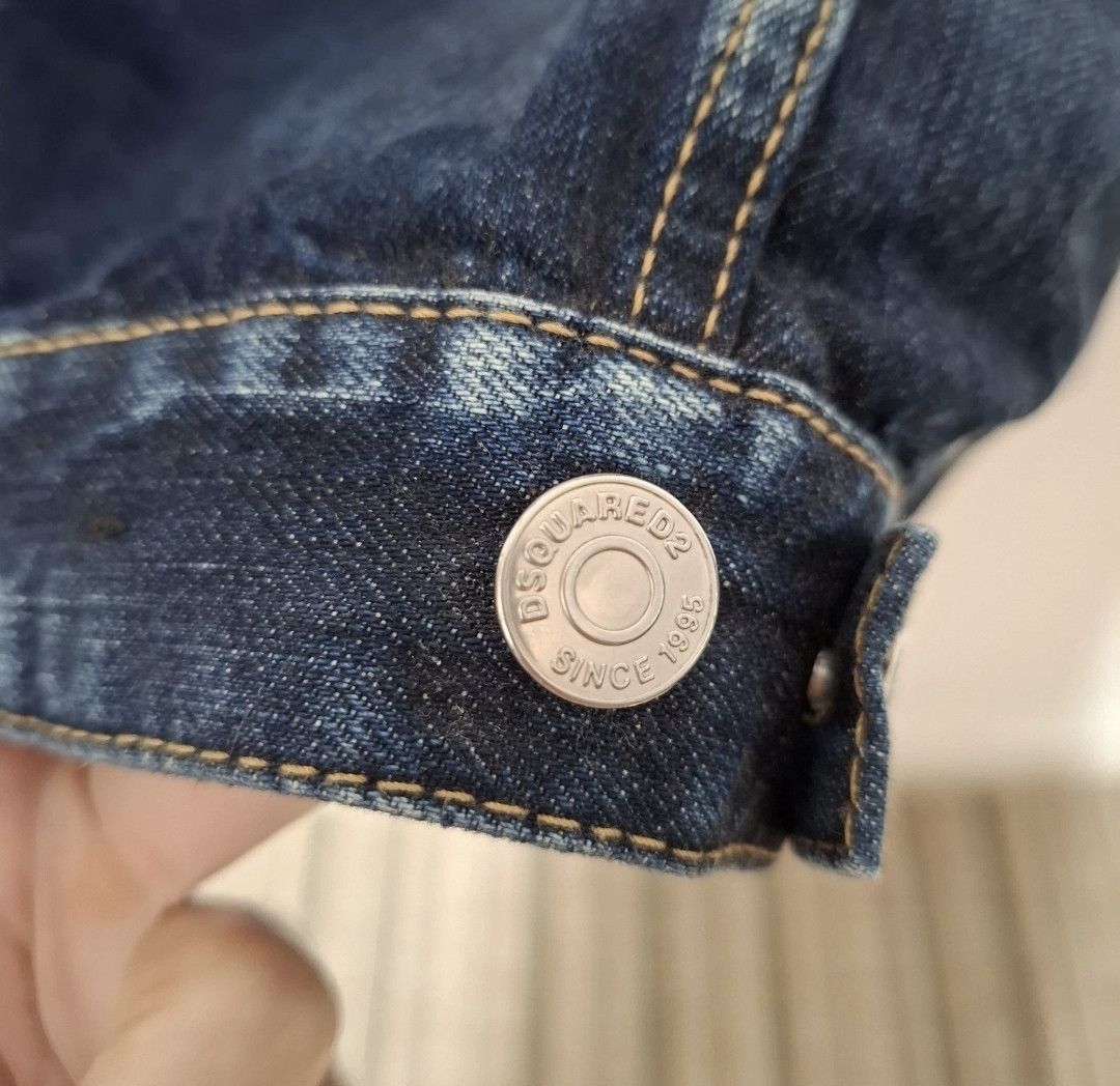 Dsquared2 DSQUARED2 X OVO Denim Trucker Over Jean Jacket SS19 Size US XS / EU 42 / 0 - 6 Thumbnail