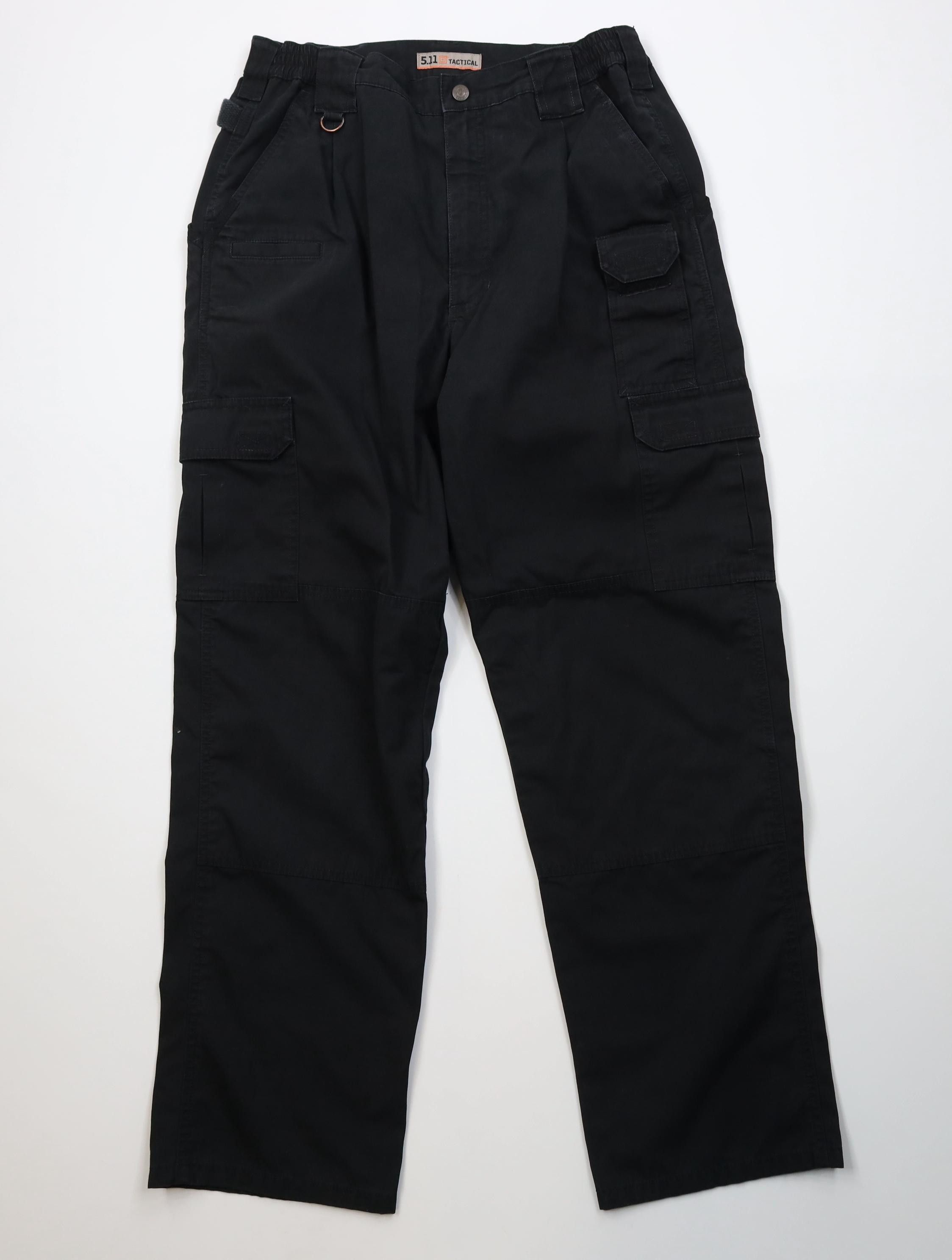 Vintage 5.11 Tactical Series Taclite Pro Ripstop Cargo Pants Black Size US 34 / EU 50 - 1 Thumbnail
