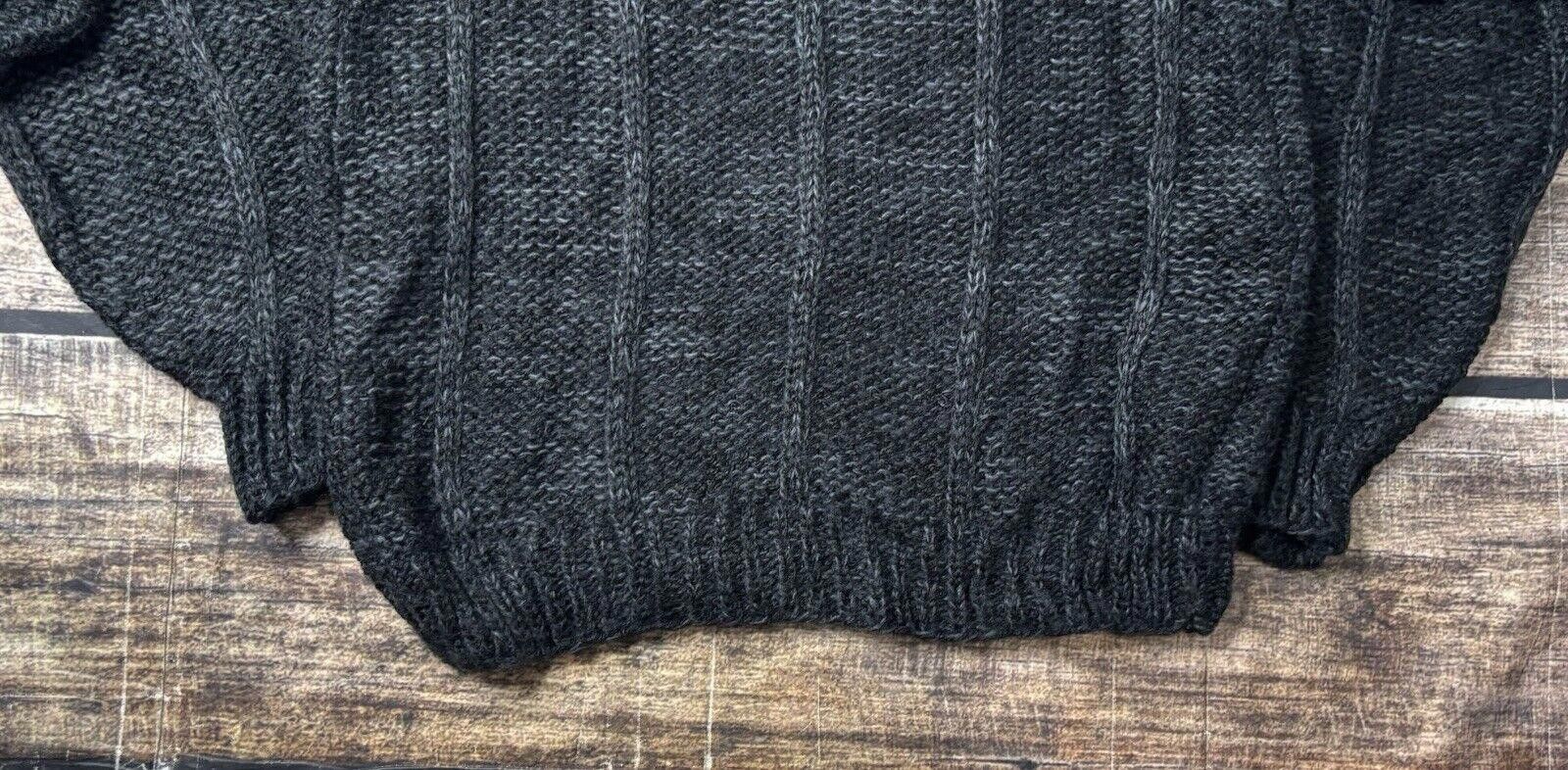 Other VTG Front Line Sweater Men's Large Chunky Knit Leather Patch Size US L / EU 52-54 / 3 - 7 Thumbnail