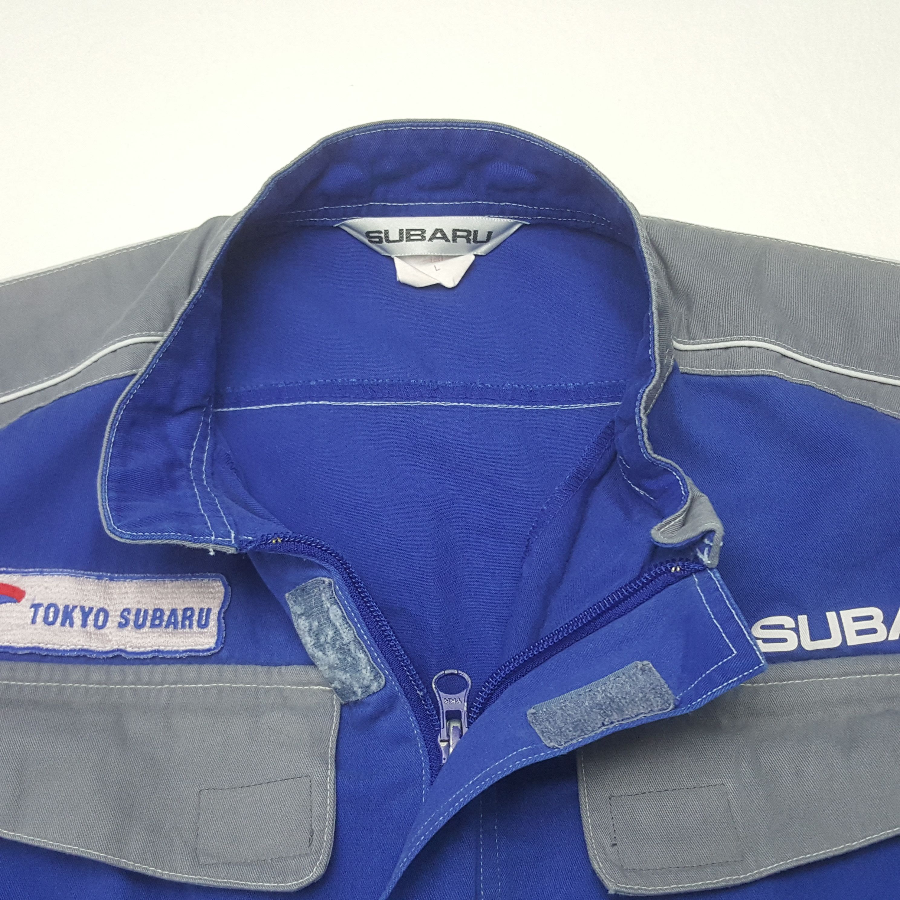 Japanese Brand Vintage Subaru Racing Worker Jumpsuit Jacket Size US L / EU 52-54 / 3 - 9 Thumbnail