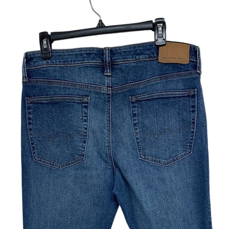 American Eagle Outfitters New American Eagle Mens 34 X 32 Cotton Blend Denim Jeans Size US 34 / EU 50 - 4 Thumbnail