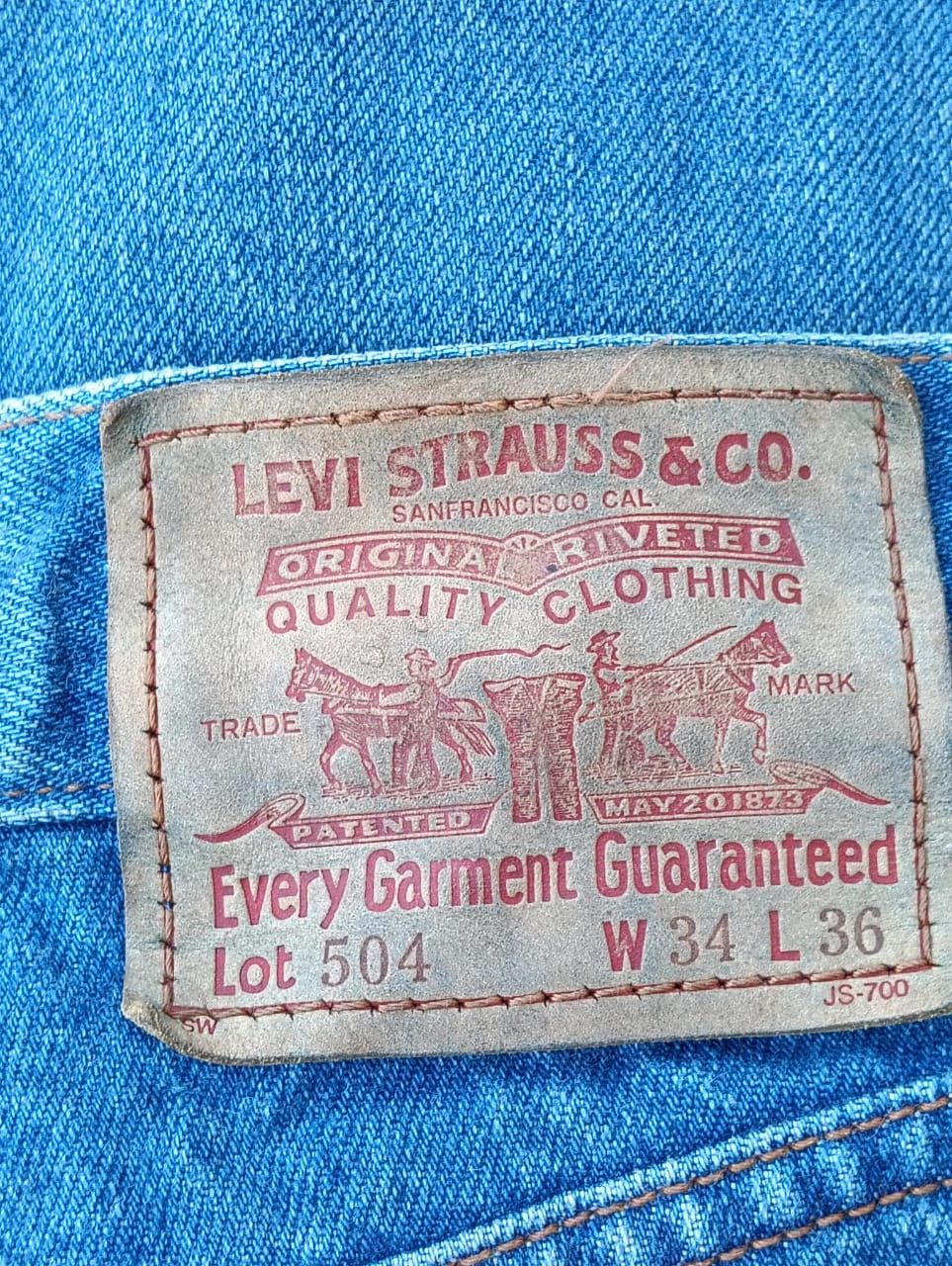 Levi's Vintage Levi’s 504 Made in Japan Selvedge Denim Jeans Size US 32 / EU 48 - 12 Thumbnail