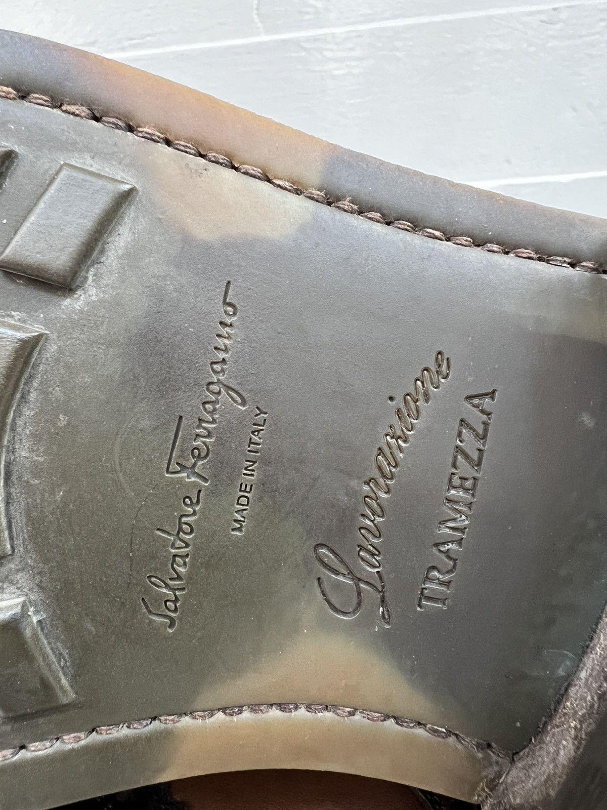 Salvatore Ferragamo Salvatore Ferragamo Lavorazione Tramezza Brown Boots Size US 8.5 / EU 41-42 - 12 Thumbnail