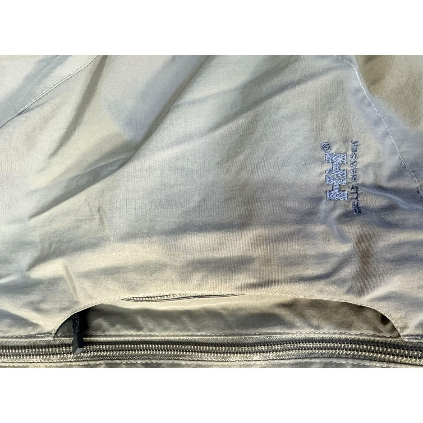 Helly Hansen Helly Hansen Jacket Mens Medium Taupe Gray Fleece Lined Full Zip Windbreaker Size US M / EU 48-50 / 2 - 3 Thumbnail