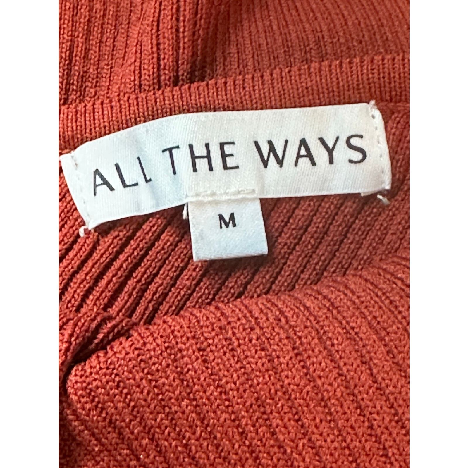 REVOLVE ALL THE WAYS burnt orange strappy midi dress size Medium Size M / US 6-8 / IT 42-44 - 3 Thumbnail