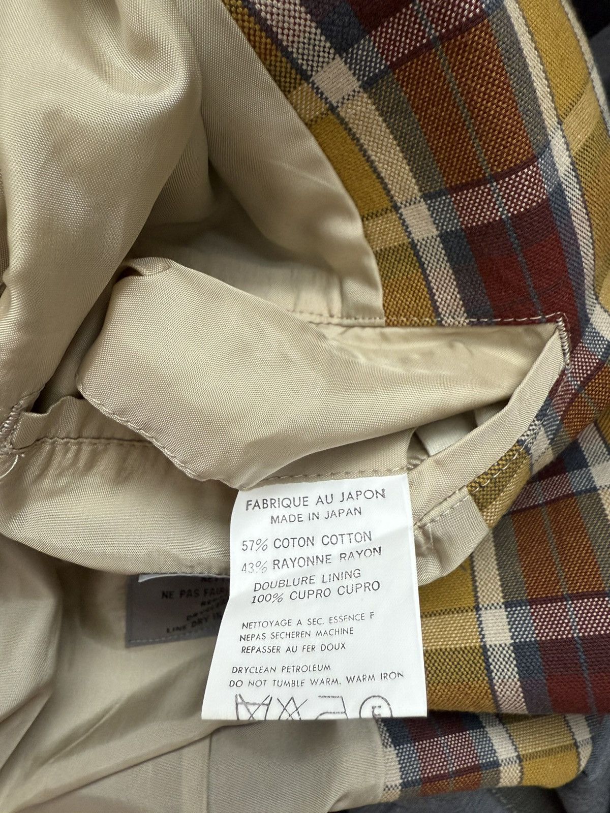 Yohji Yamamoto YOHJI YAMAMOTO Pour Homme oversized plaid suit Size 48S - 7 Thumbnail