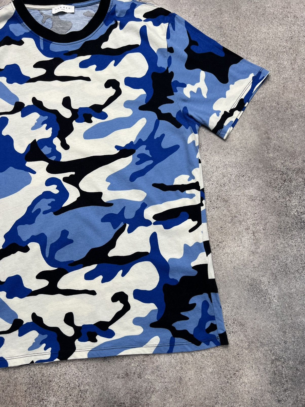 Sandro Sandro camo t shirt Size US L / EU 52-54 / 3 - 3 Thumbnail