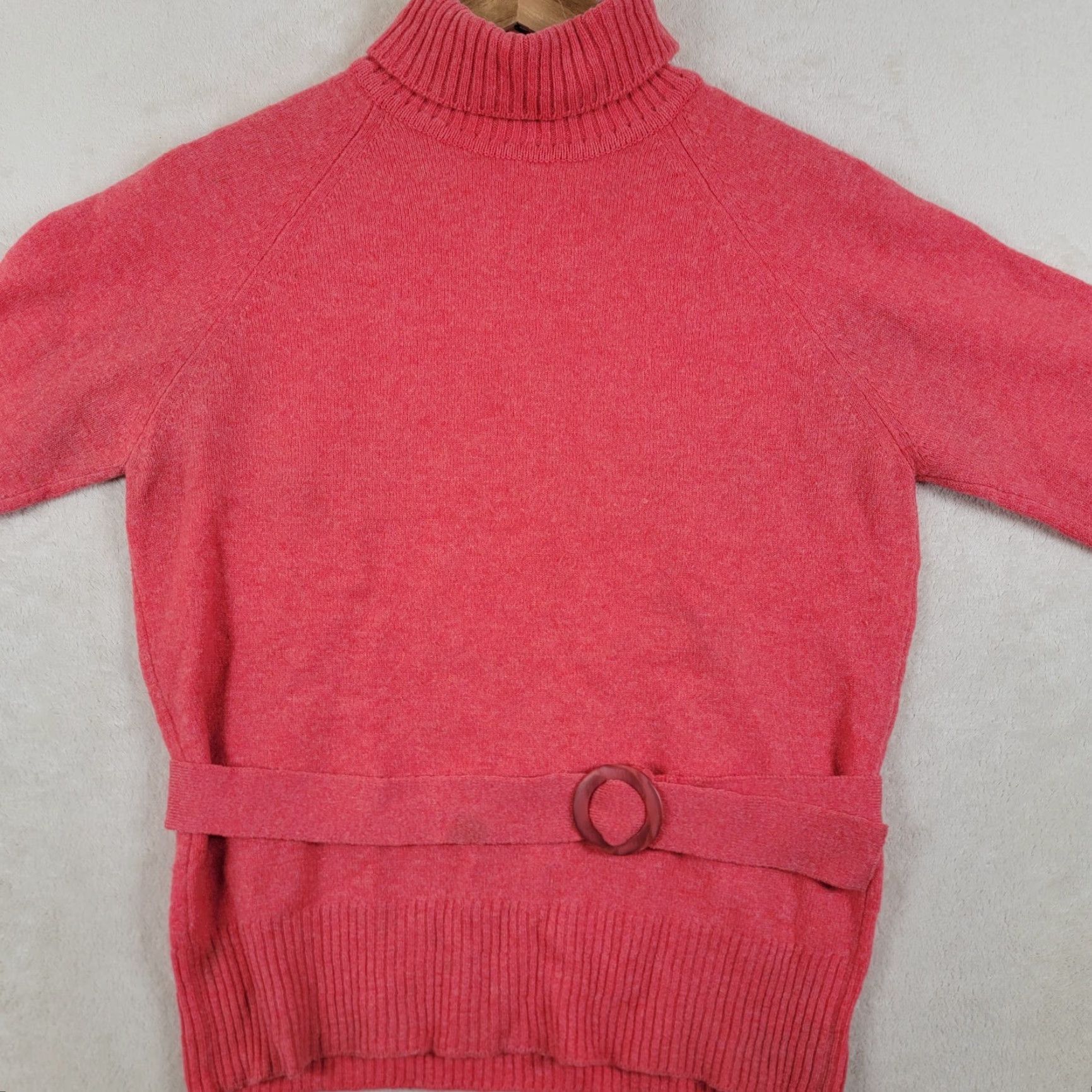 Vintage VINTAGE St Michael Sweater Shirt Womens 14 Pink 1960s Wool Blend Long Sleeve Mohair Lambswool Business Size XL / US 12-14 / IT 48-50 - 2 Thumbnail