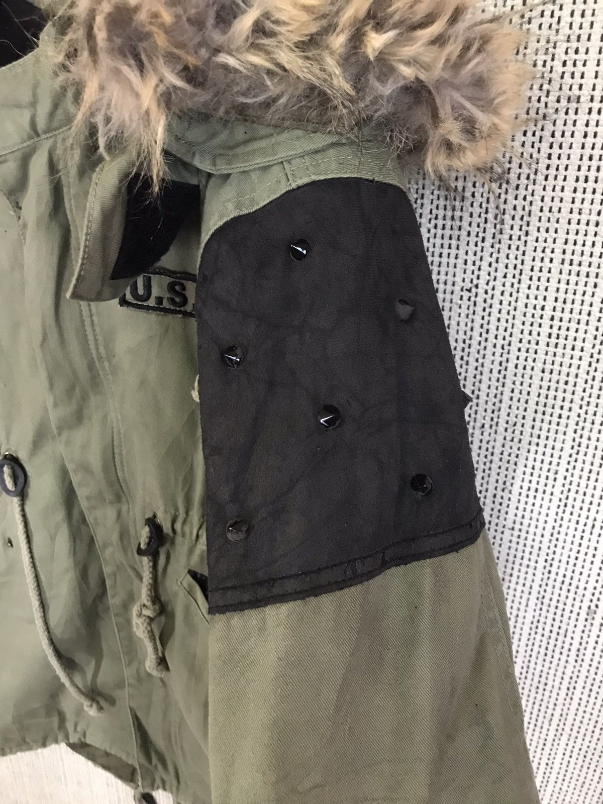 If Six Was Nine × Le Grande Bleu (L.G.B.) × Seditionaries ‼️GLAD NEWS US ARMY PARKA PUNK STYLE VERY RARE‼️ Size US L / EU 52-54 / 3 - 4 Thumbnail