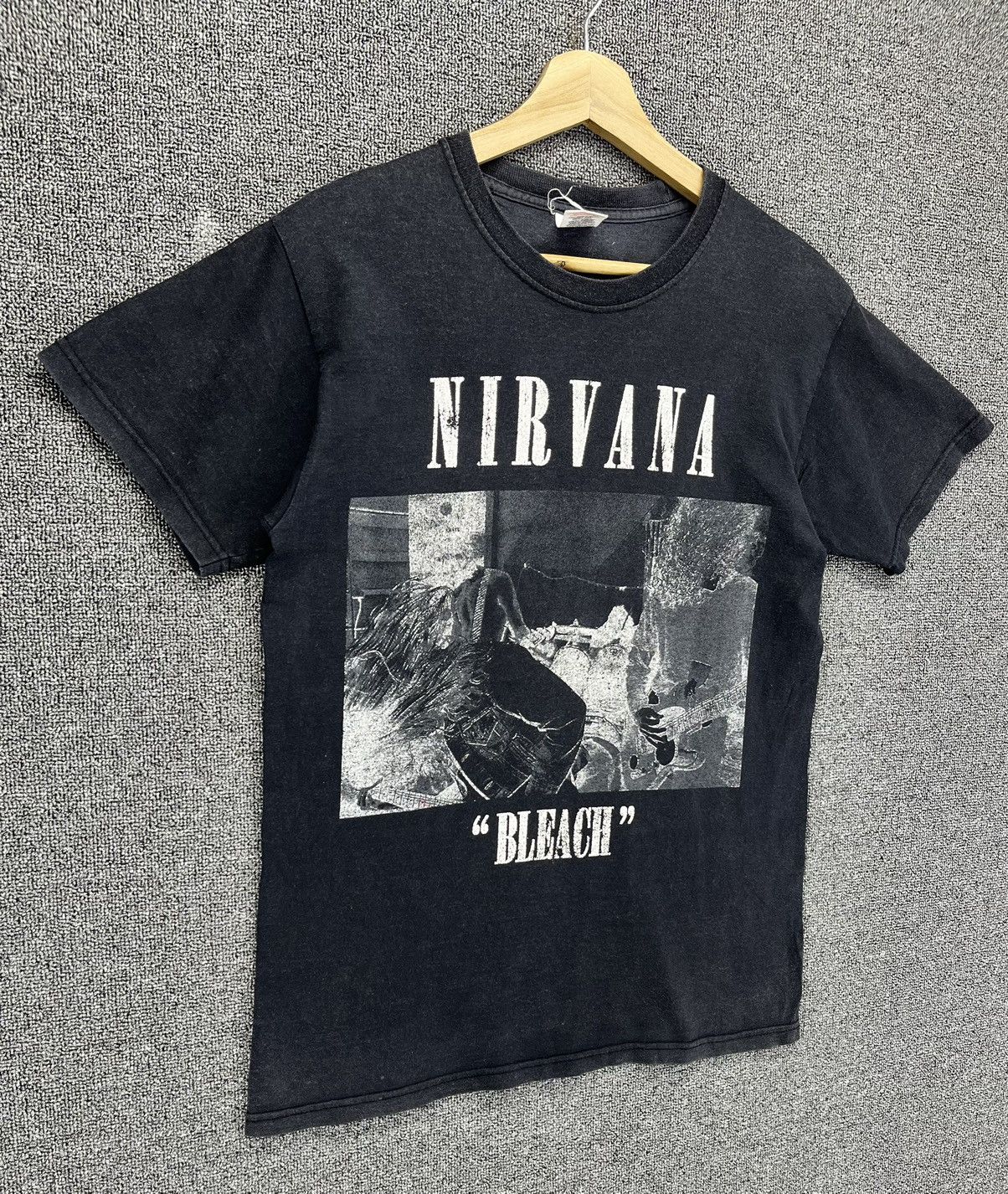 Band Tees Vintage Y2K Nirvana Bleach Punk Rock Band Tees T Shirts Size US S / EU 44-46 / 1 - 2 Thumbnail