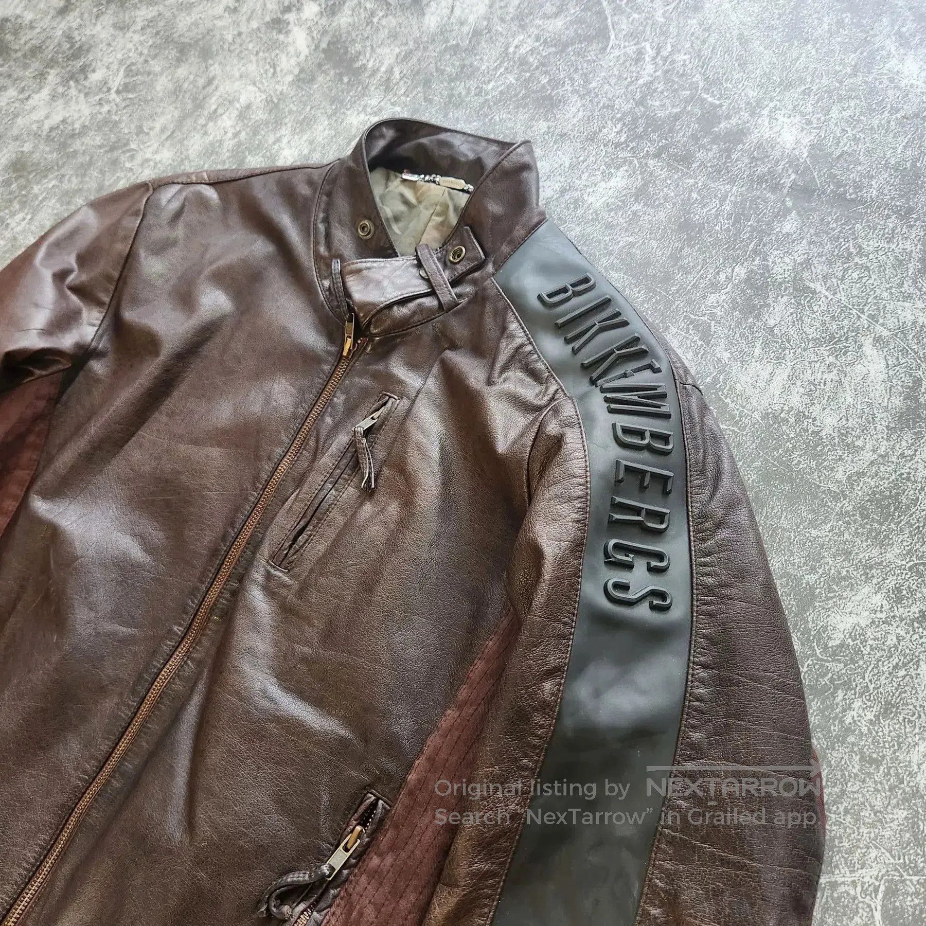 Dirk Bikkembergs Dirk Bikkembergs Bomber Leather Jacket. Size US M / EU 48-50 / 2 - 3 Thumbnail