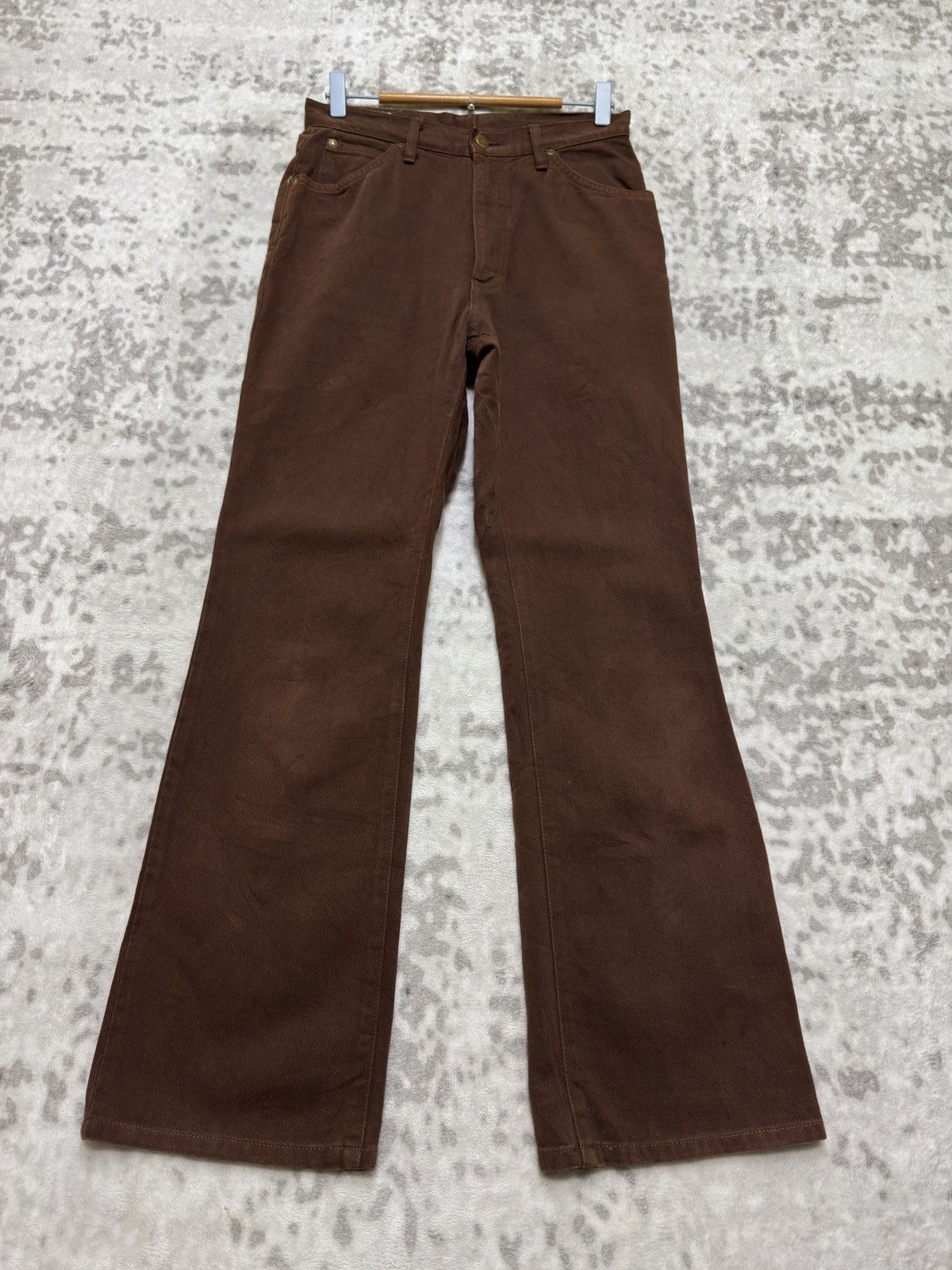 Lee Flared Miss Lee Bootcut Brown Usa Denim Jeans Size US 27 - 1 Thumbnail