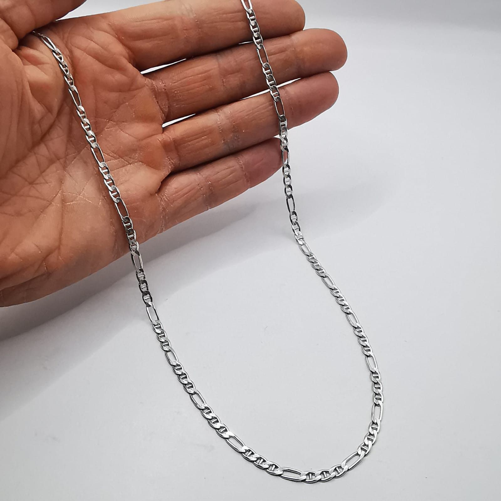 Sterling Silver Vintage Jewelry Chain, 925 Sterling Silver, Signed 11.04g Size ONE SIZE - 5 Thumbnail