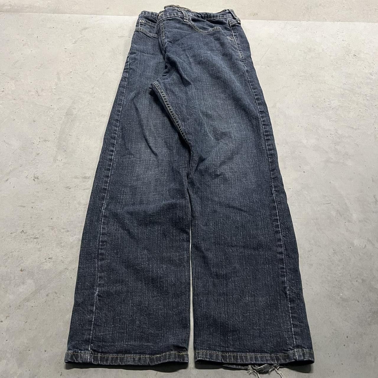 Levi's Vintage Y2K/2000s Dark wash Levis Straight Leg skater Jeans! Size US 38 / EU 54 - 2 Thumbnail