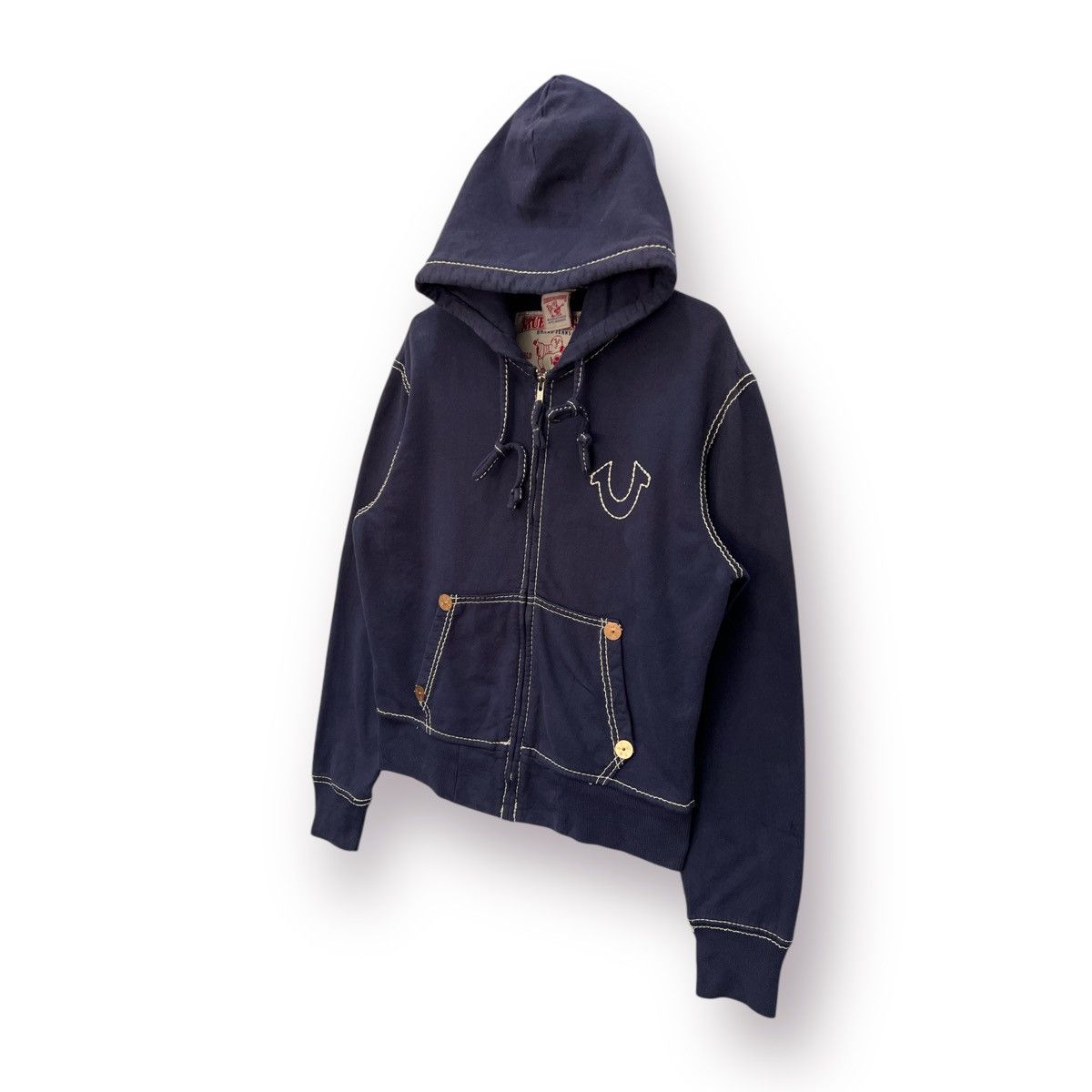 True Religion 🔥 True Religion indigo Hoodie Zipper Sweat Jacket - S Size US S / EU 44-46 / 1 - 3 Thumbnail