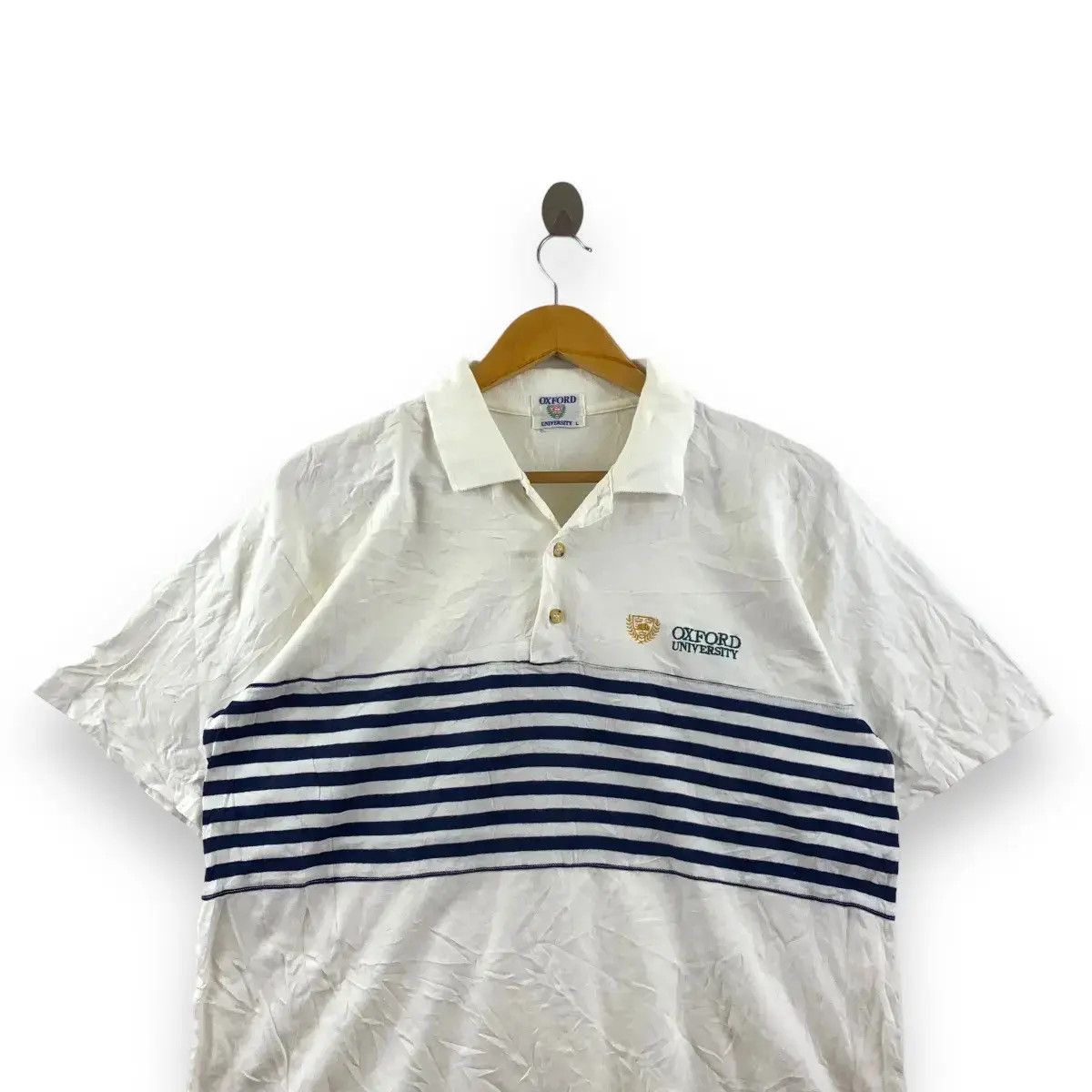Other Vintage OXFORD UNIVERSITY COLLEGIATE Alma Mater Polo Tee Size US L / EU 52-54 / 3 - 2 Thumbnail