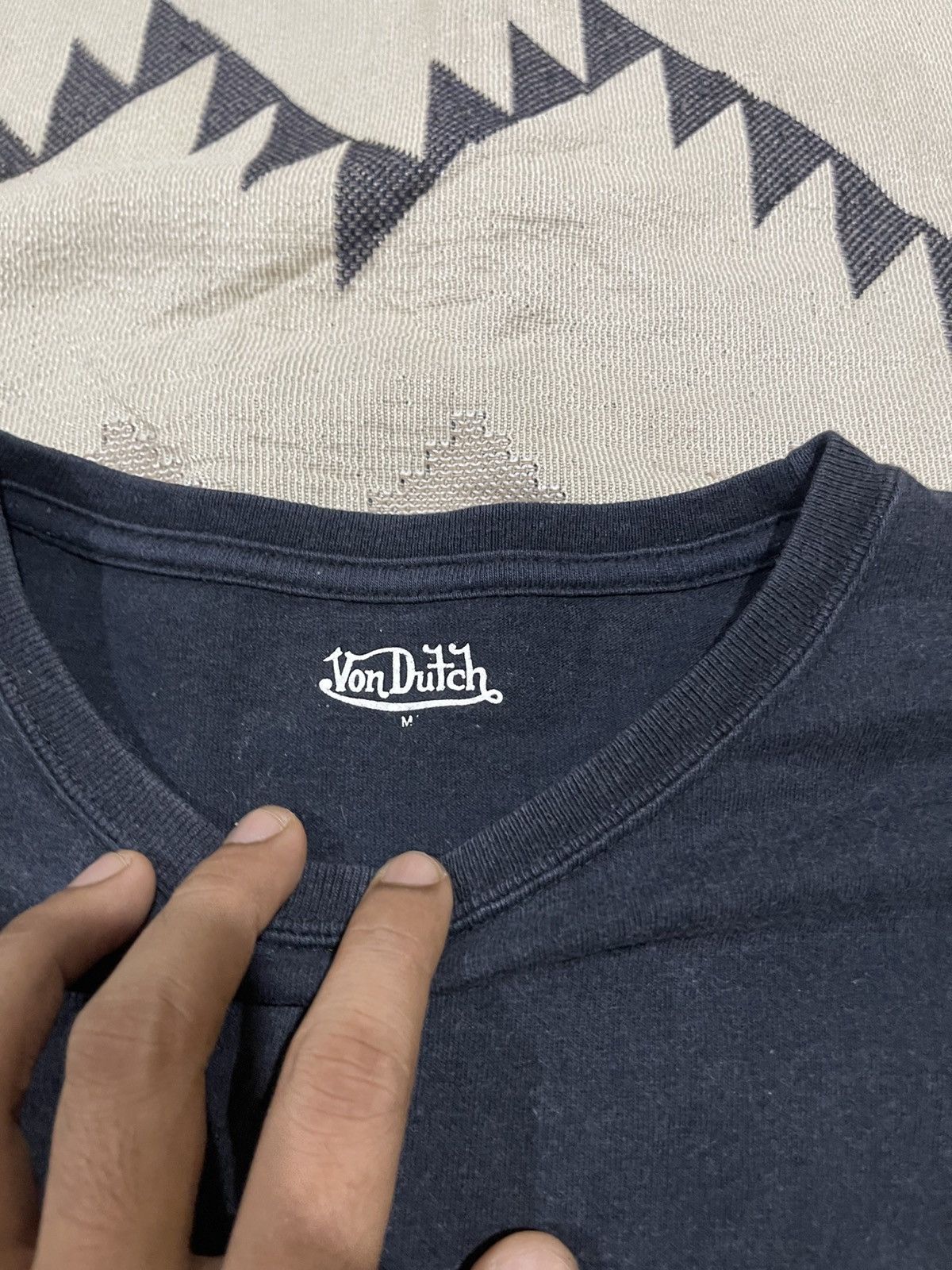 Von Dutch 2000s VON DUTCH ALL LOGO PRINTED TSHIRT Size US M / EU 48-50 / 2 - 7 Thumbnail