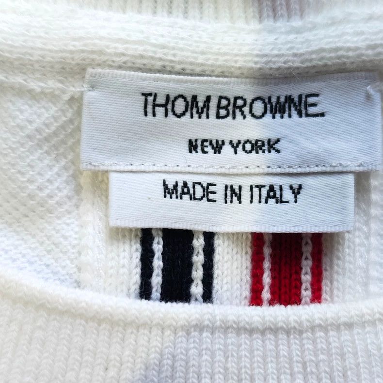 Thom Browne Thom Browne Short sleeves with colored stripes on the back Size US L / EU 52-54 / 3 - 4 Thumbnail