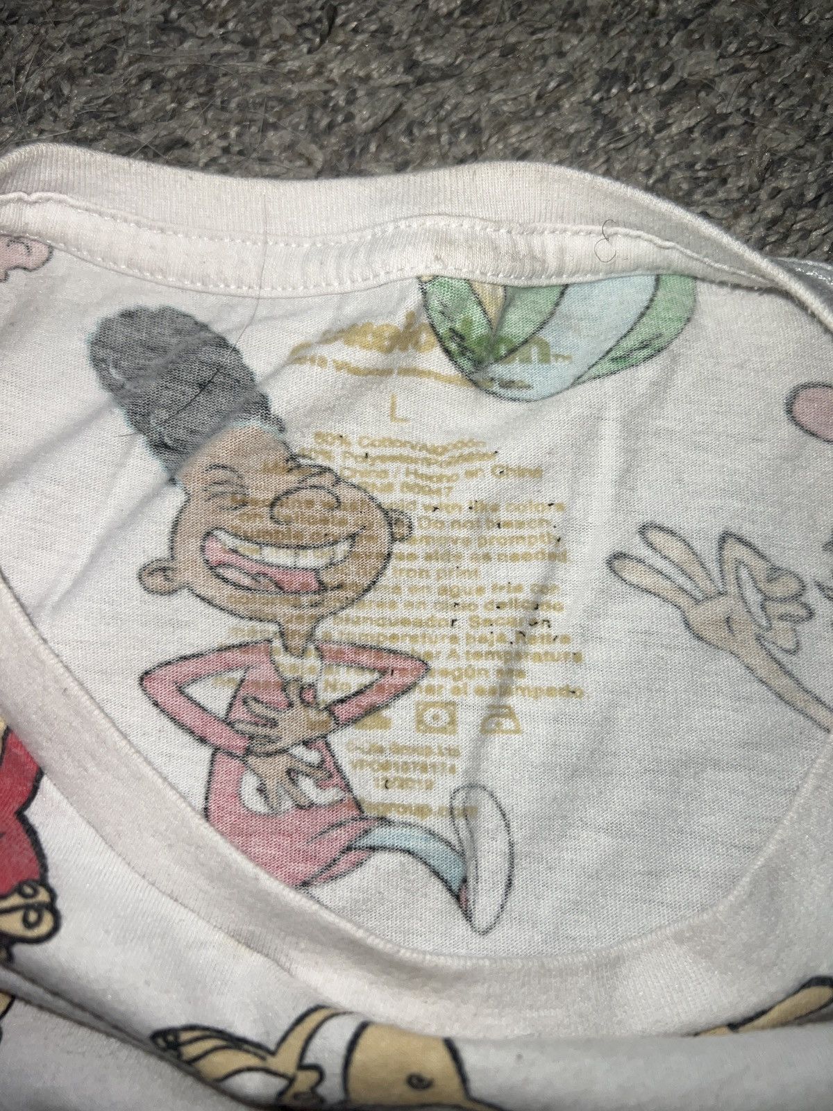 Nickelodeon Nickelodeon All Over Tee Size US L / EU 52-54 / 3 - 5 Thumbnail