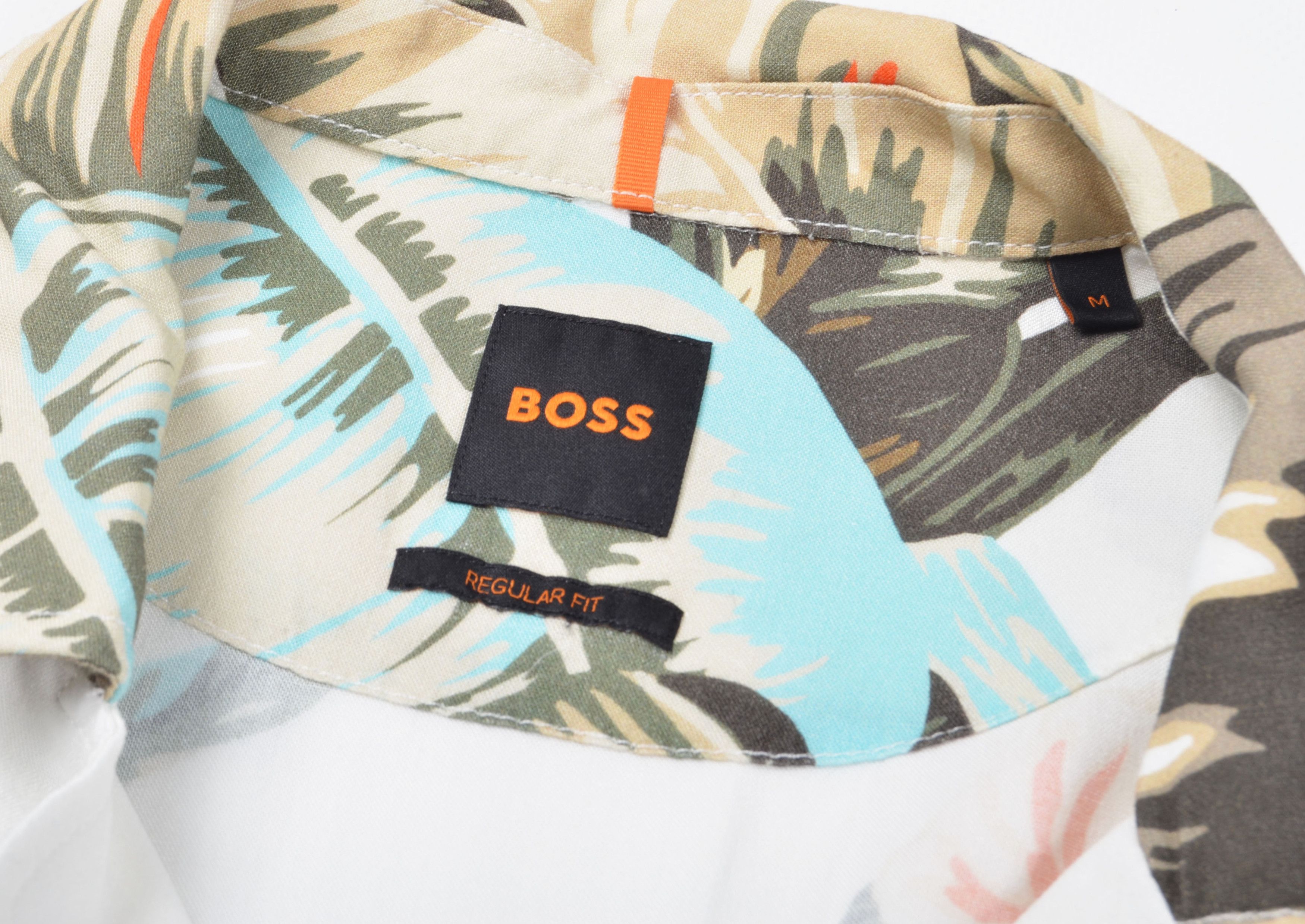 Hugo Boss Hugo Boss Floral Short Sleeve Viscosa Hawaiian Shirt Size US M / EU 48-50 / 2 - 5 Thumbnail
