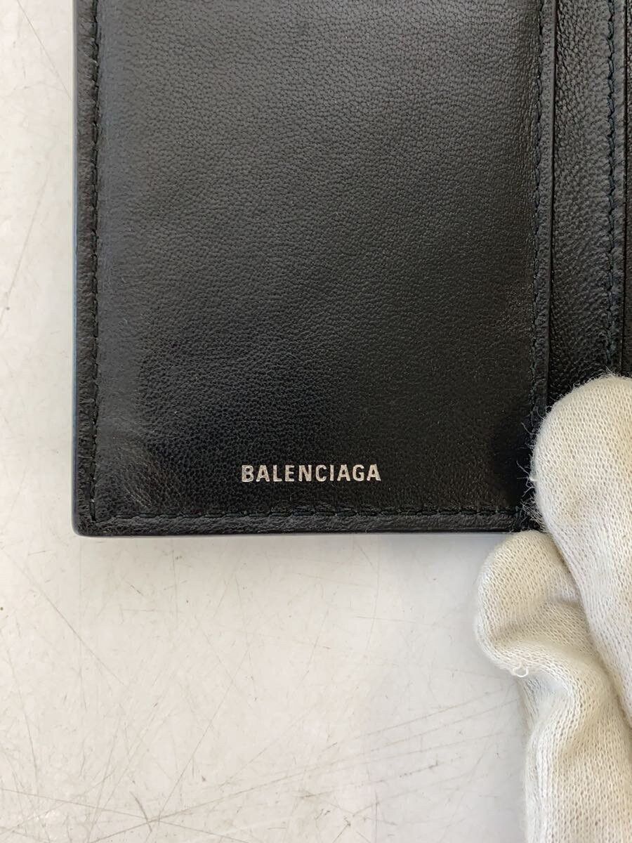 Balenciaga Balenciaga Leather Long Wallet Black Size ONE SIZE - 3 Thumbnail