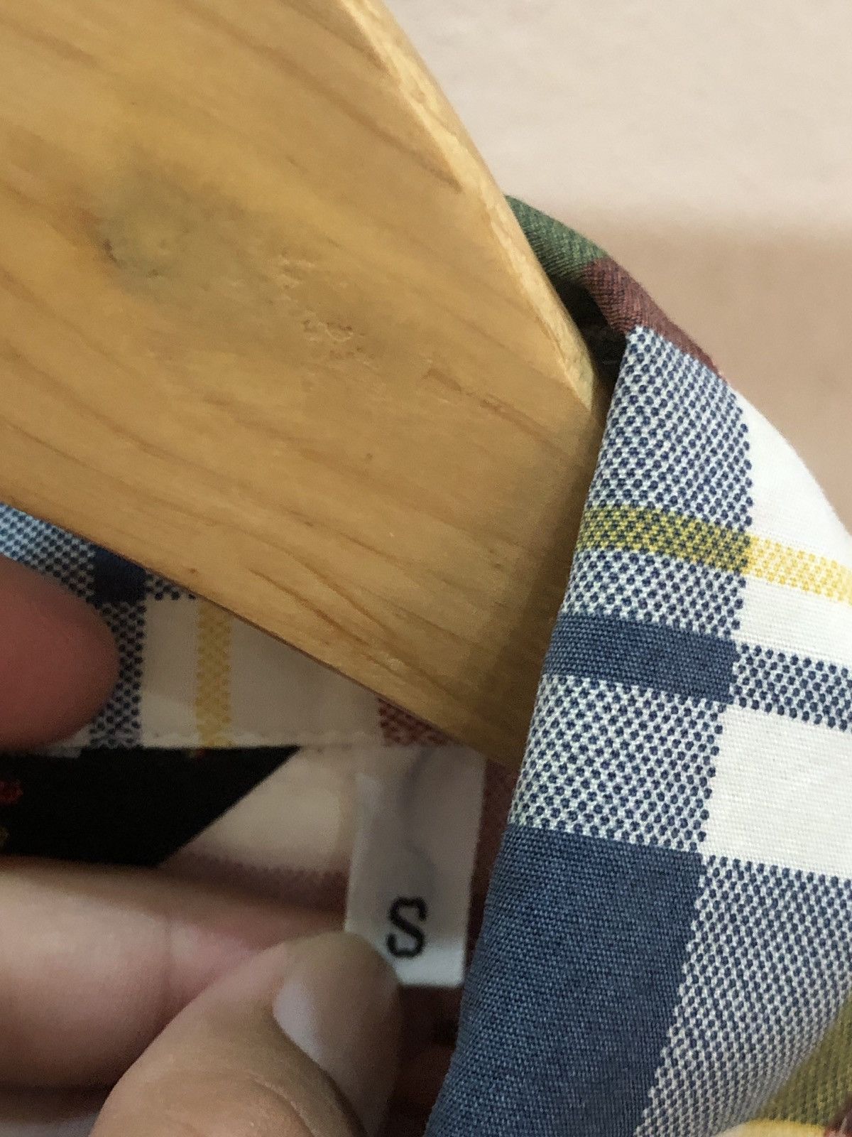 Bape OG Vintage A Bathing Ape Plaid Flannel Button Down Shirts Size US S / EU 44-46 / 1 - 7 Thumbnail