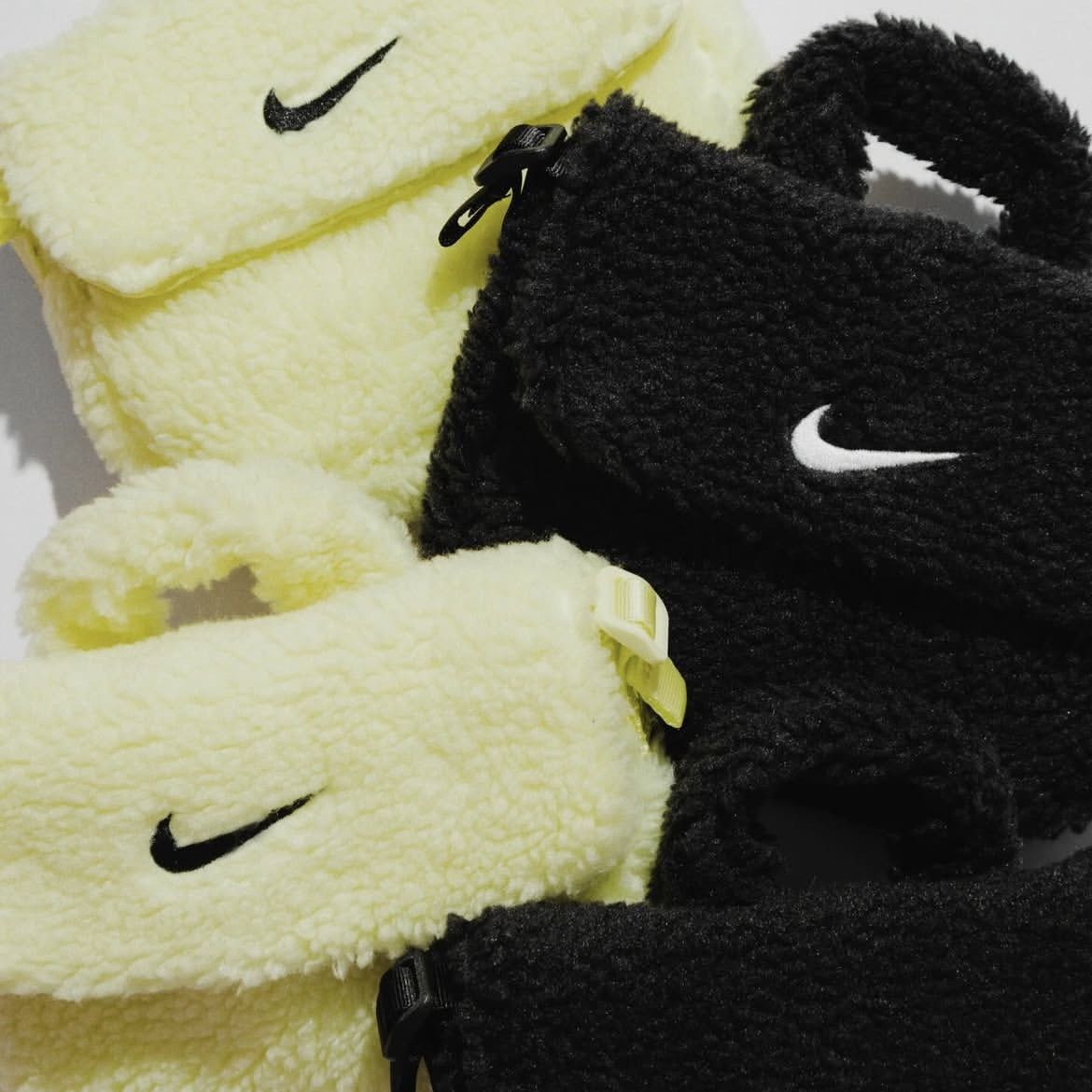 Nike NIKE Faux Fur Cross Body Bag Size ONE SIZE - 14 Thumbnail