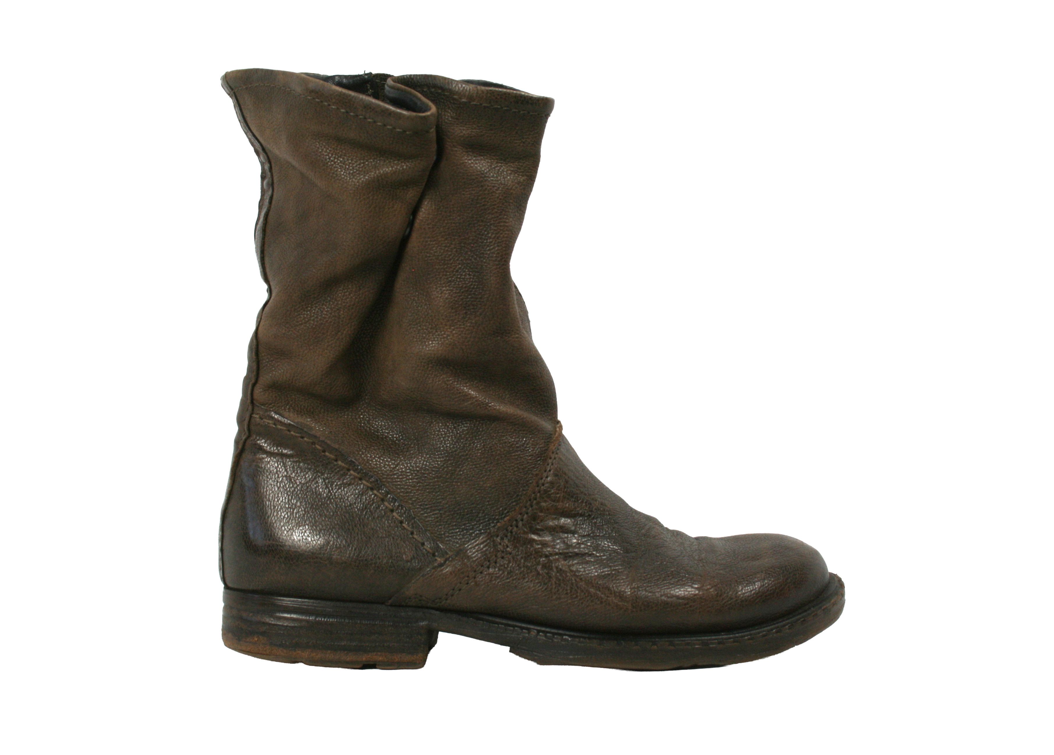 A.S.98 00S Avant Garde Tornado Grunge Biker Boots Vintage Size US 7 / IT 37 - 3 Thumbnail