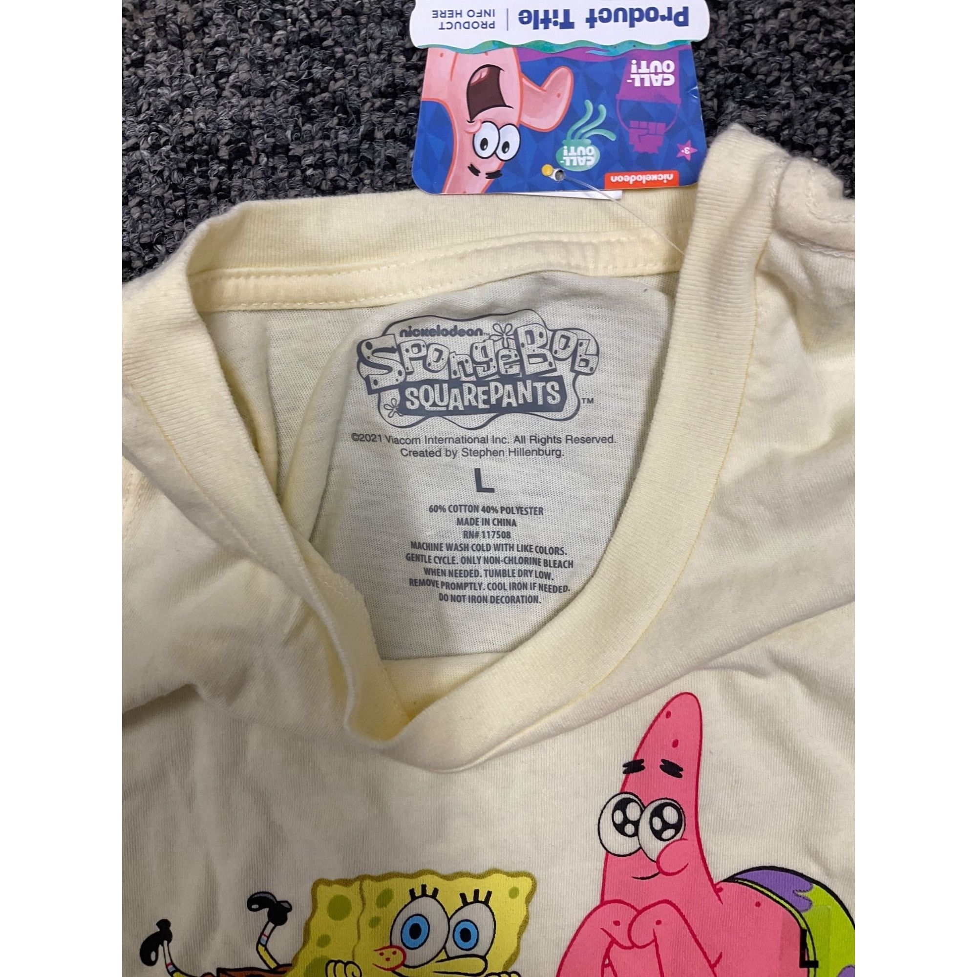Nickelodeon Nickelodeon Spongebob Patrick Yellow Ombre Tank Top L Size L / US 10 / IT 46 - 3 Thumbnail