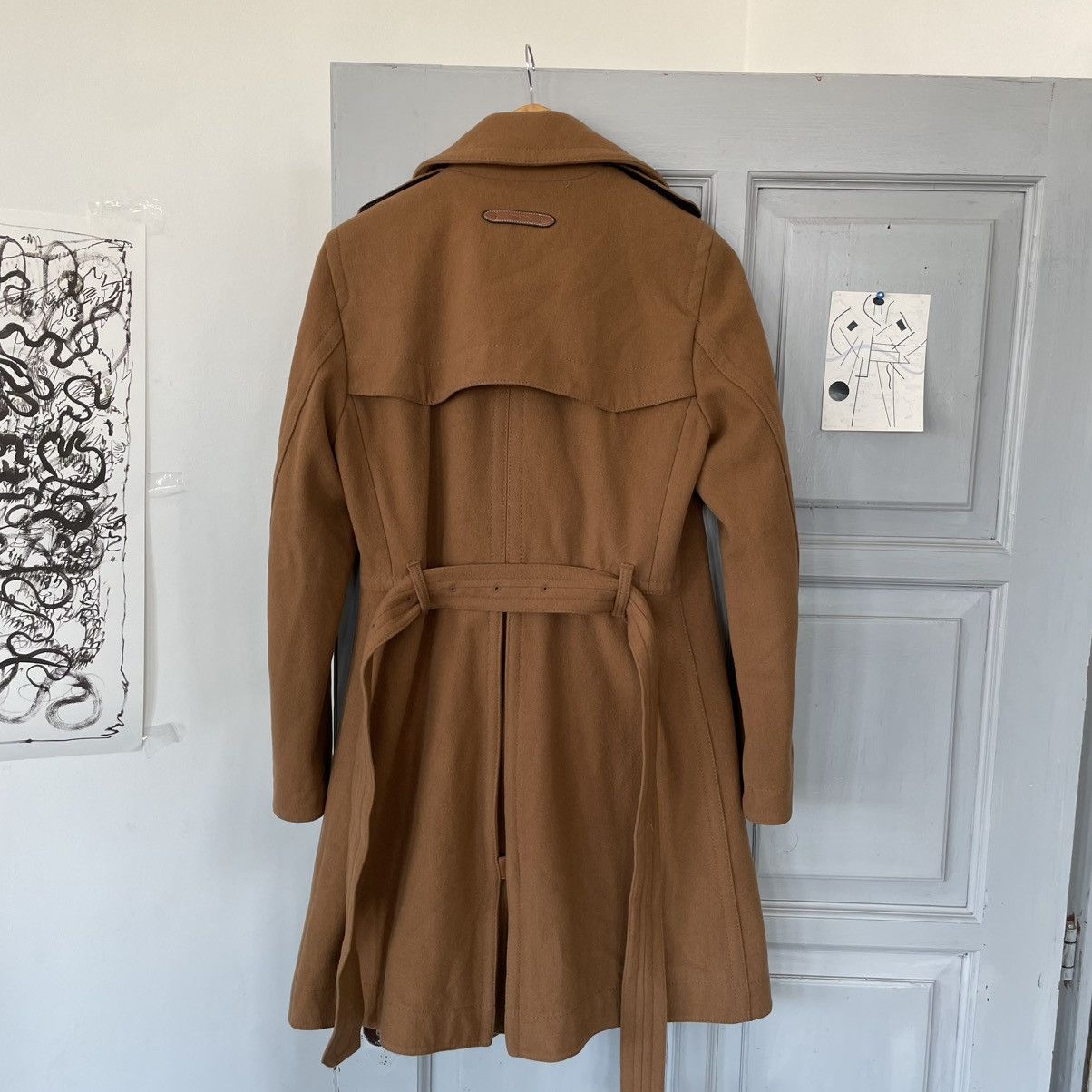 Coach Women’s Coach Wool Double-breasted Coat Trench size S Size S / US 4 / IT 40 - 2 Thumbnail