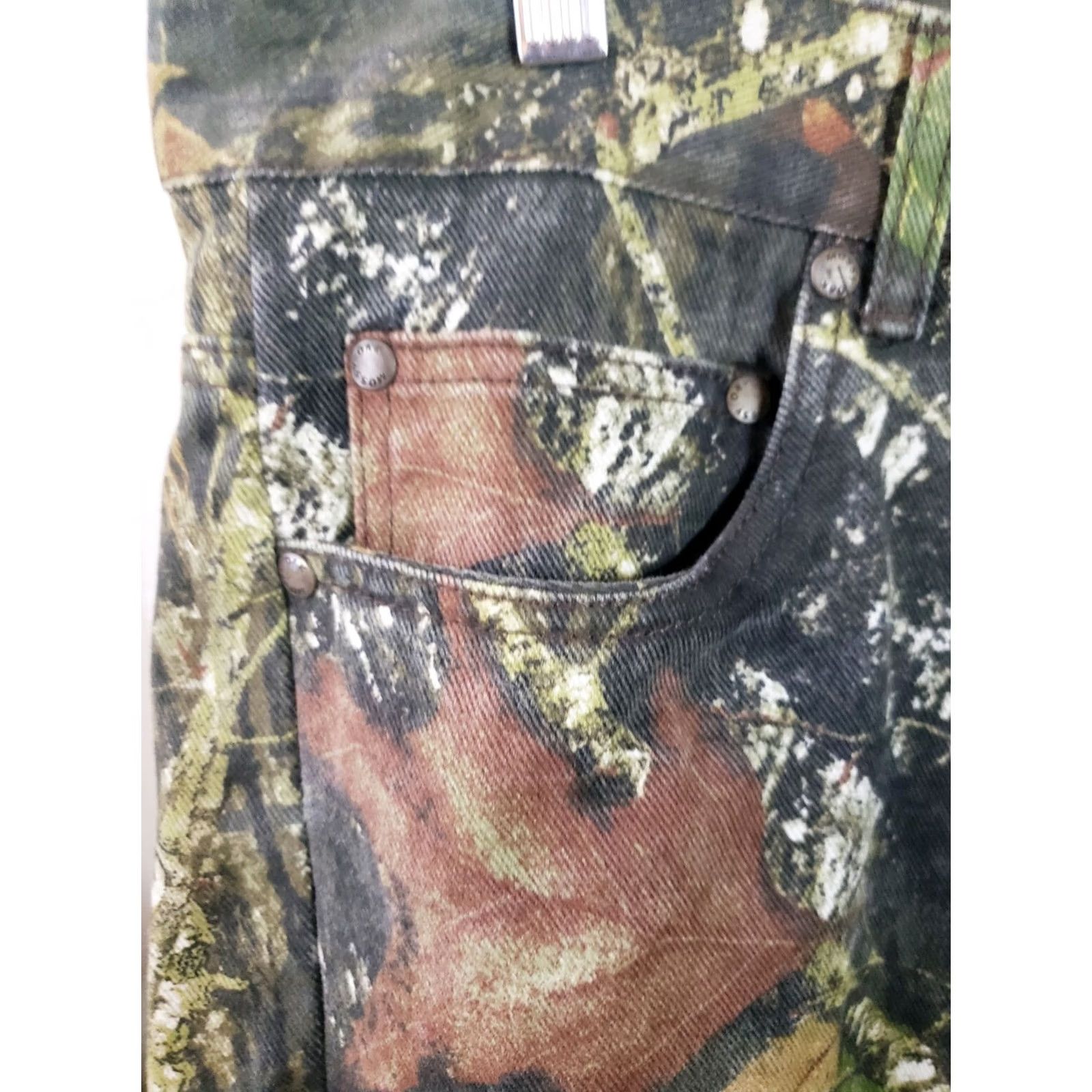 Vintage Mossy Oak Break Up Camo Pants Men 38x32 Camouflage Jeans Hunting New Size US 38 / EU 54 - 7 Thumbnail