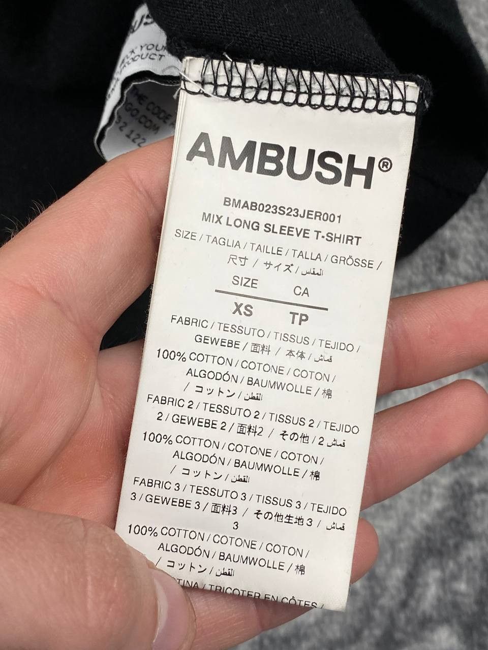 Ambush Design Ambush Oversized Layered Long Sleeve T-Shirt Japan Big Log Size US L / EU 52-54 / 3 - 11 Thumbnail