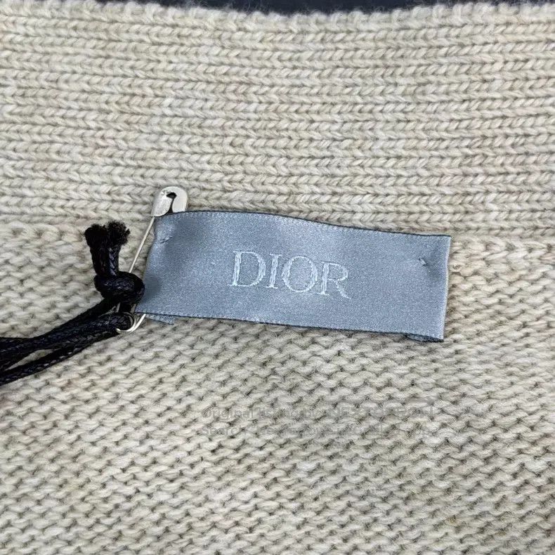 Dior Dior Oatmeal letter embroidery cardigan coat Size US M / EU 48-50 / 2 - 5 Thumbnail