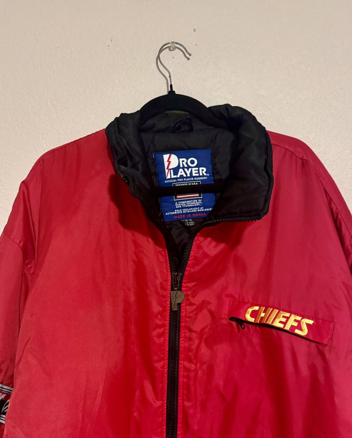 Pro Player Vintage 90s Kansas City Chiefs Football Pro Player Jacket Size US XL / EU 56 / 4 - 3 Thumbnail