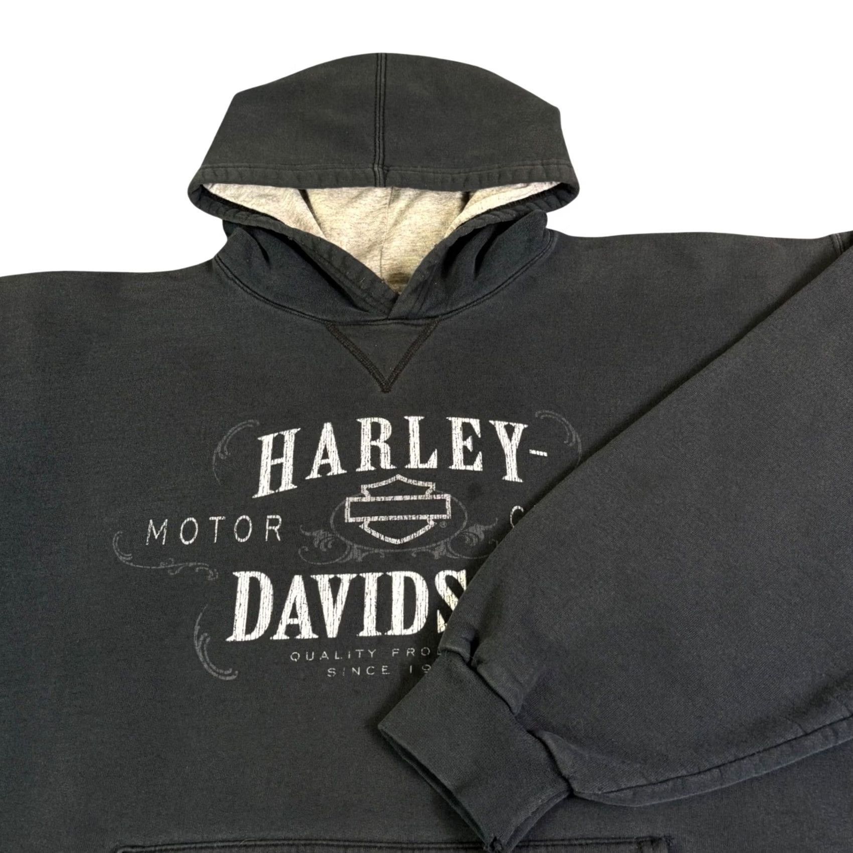 Harley Davidson VINTAGE Harley-Davidson Hoodie Appalachian Mechanicsburg PA Black Pullover Sweatshirt Size US XXL / EU 58 / 5 - 2 Thumbnail