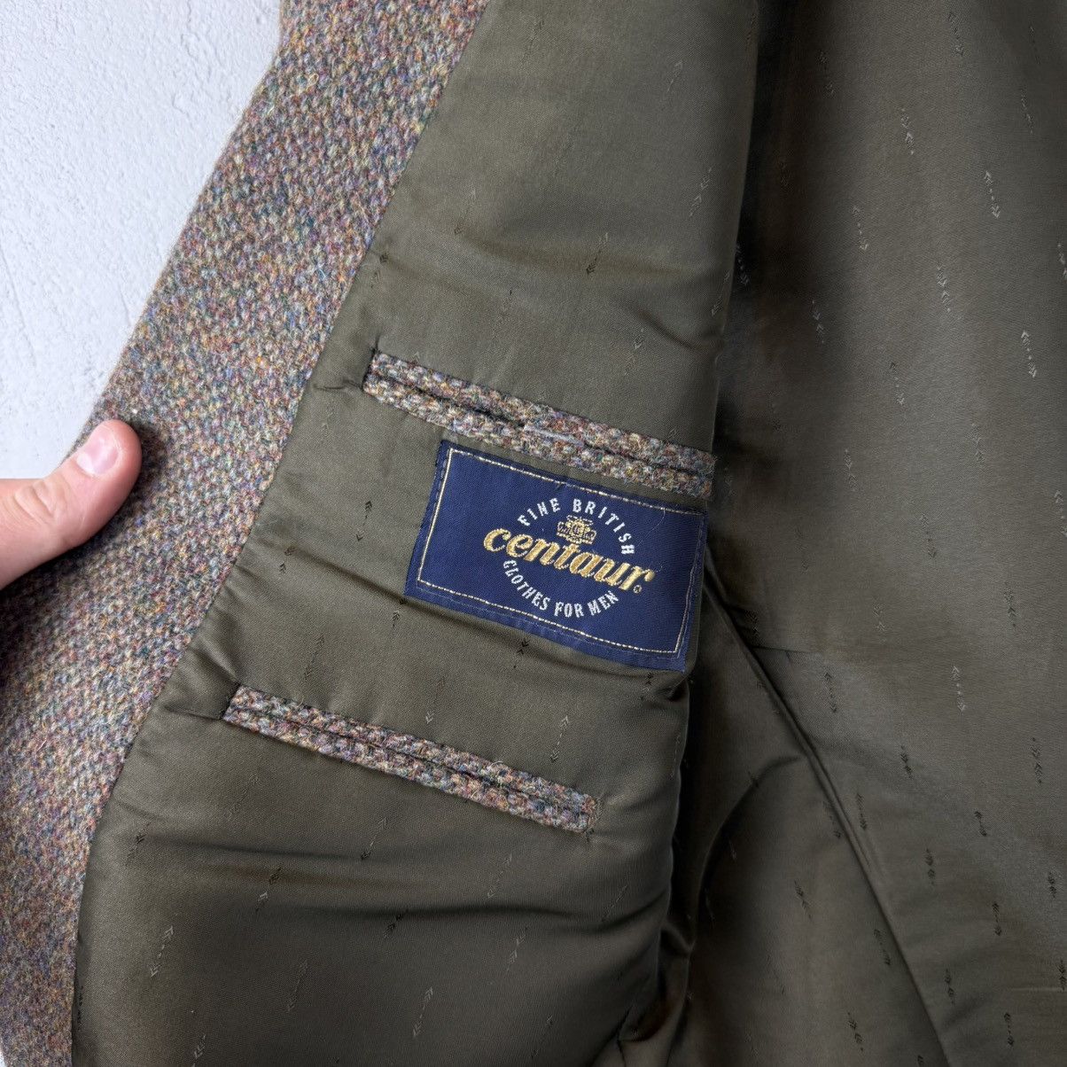 Harris Tweed Vintage Harris Tweed Blazer Coat Hand Woven Size US L / EU 52-54 / 3 - 4 Thumbnail